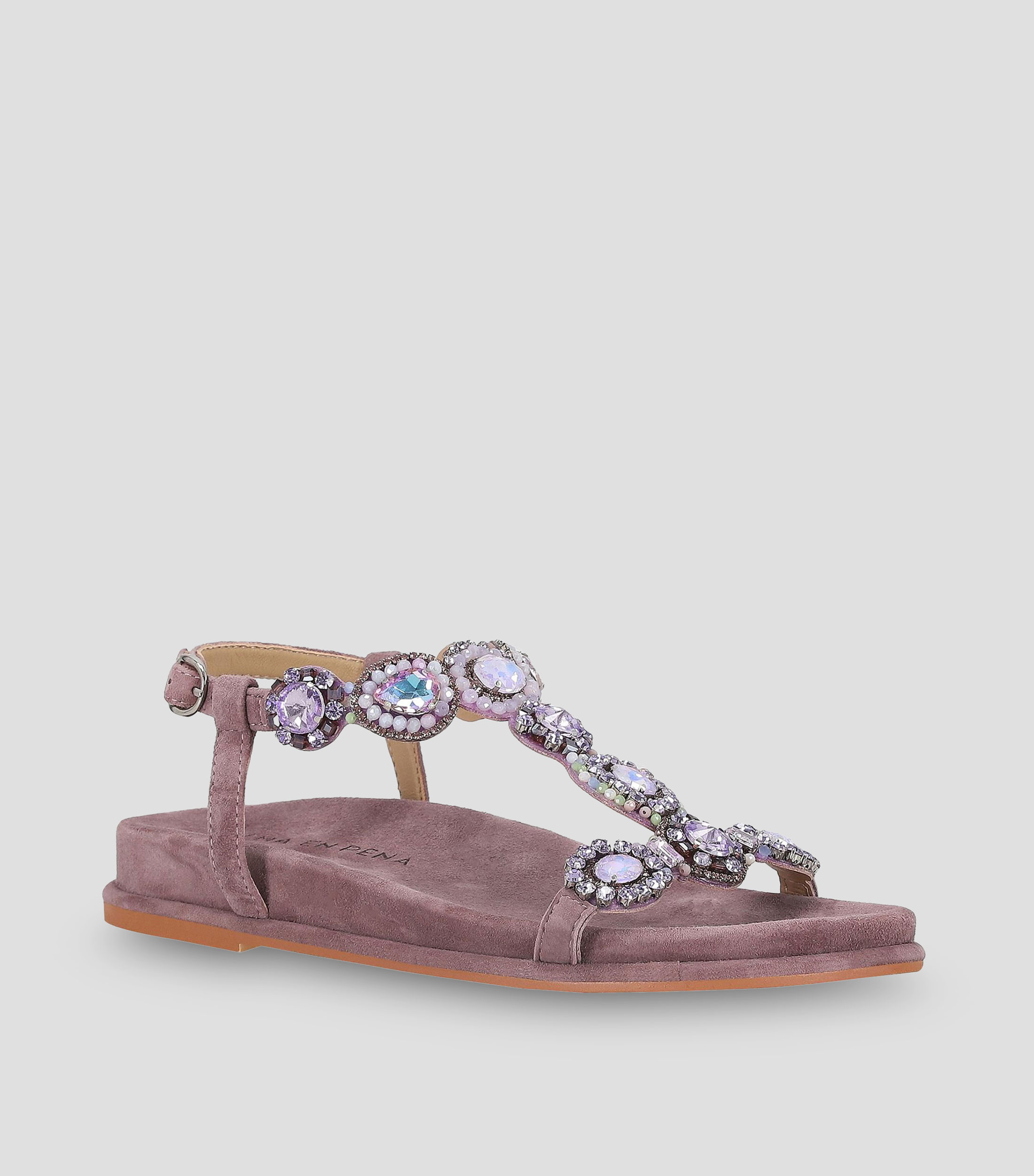 Sandalias con Tacón Bajo Luna de 3 cm Mujer