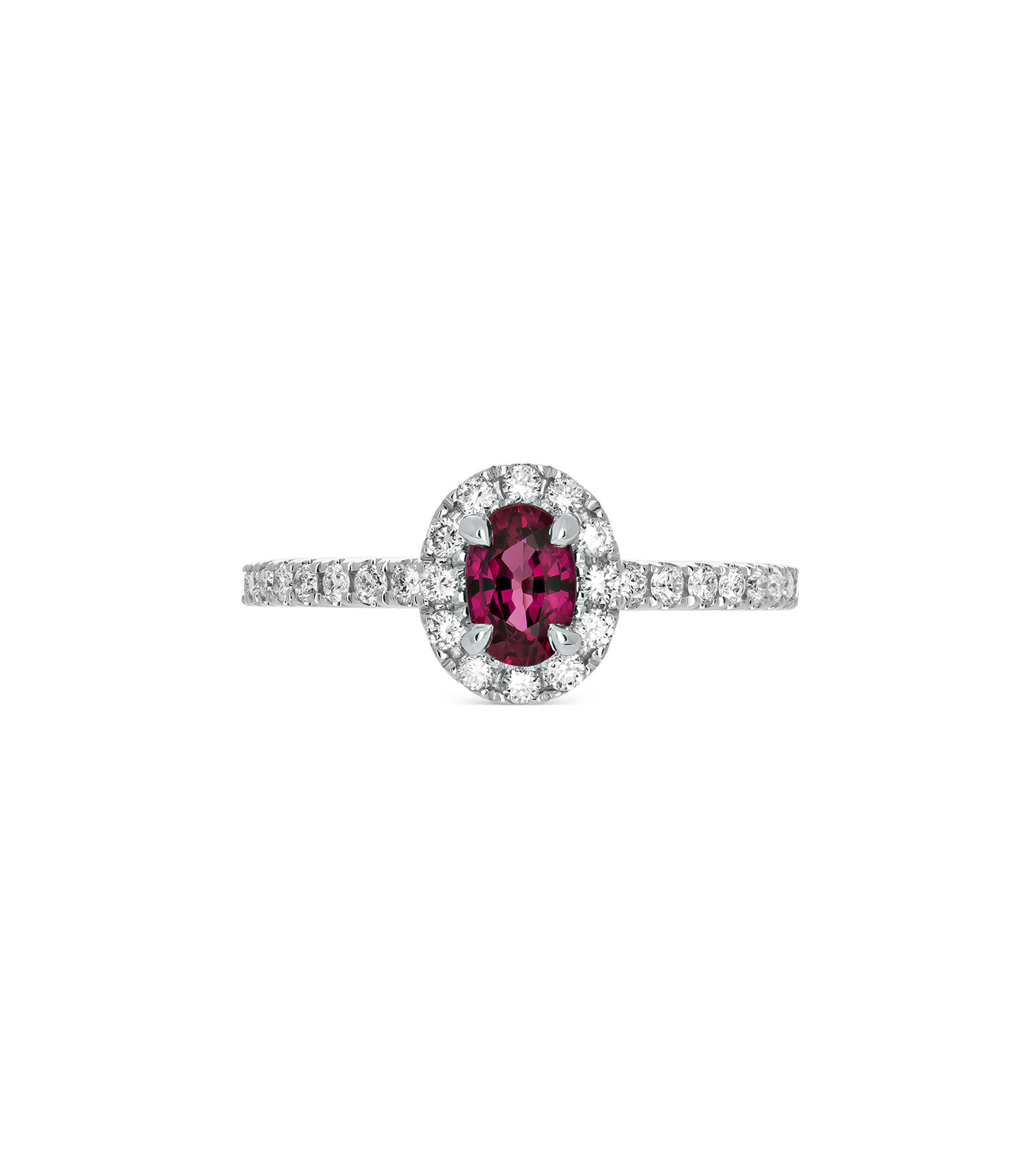 Ficha Técnica Daesar Anillo Oro Rosa Mujer 18K Oval Rubí Rojo