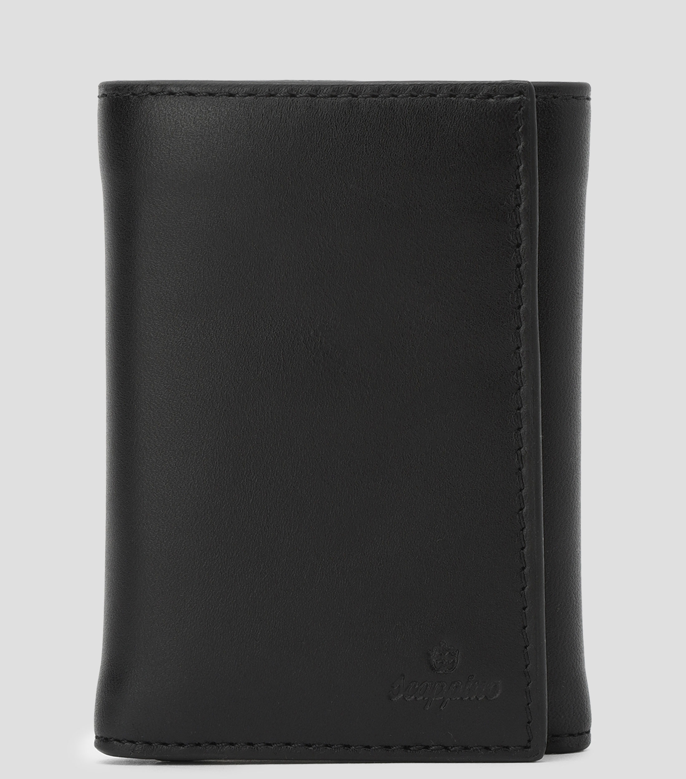 Cartera trifold en piel Hombre