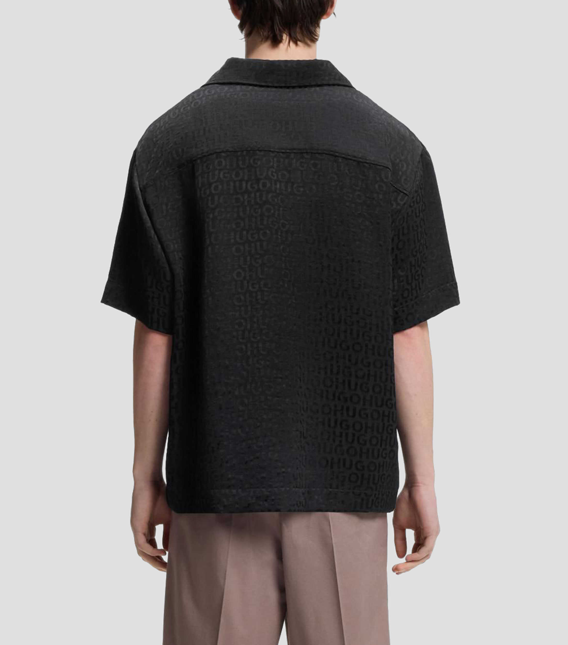 Camisa estampada manga corta Hombre