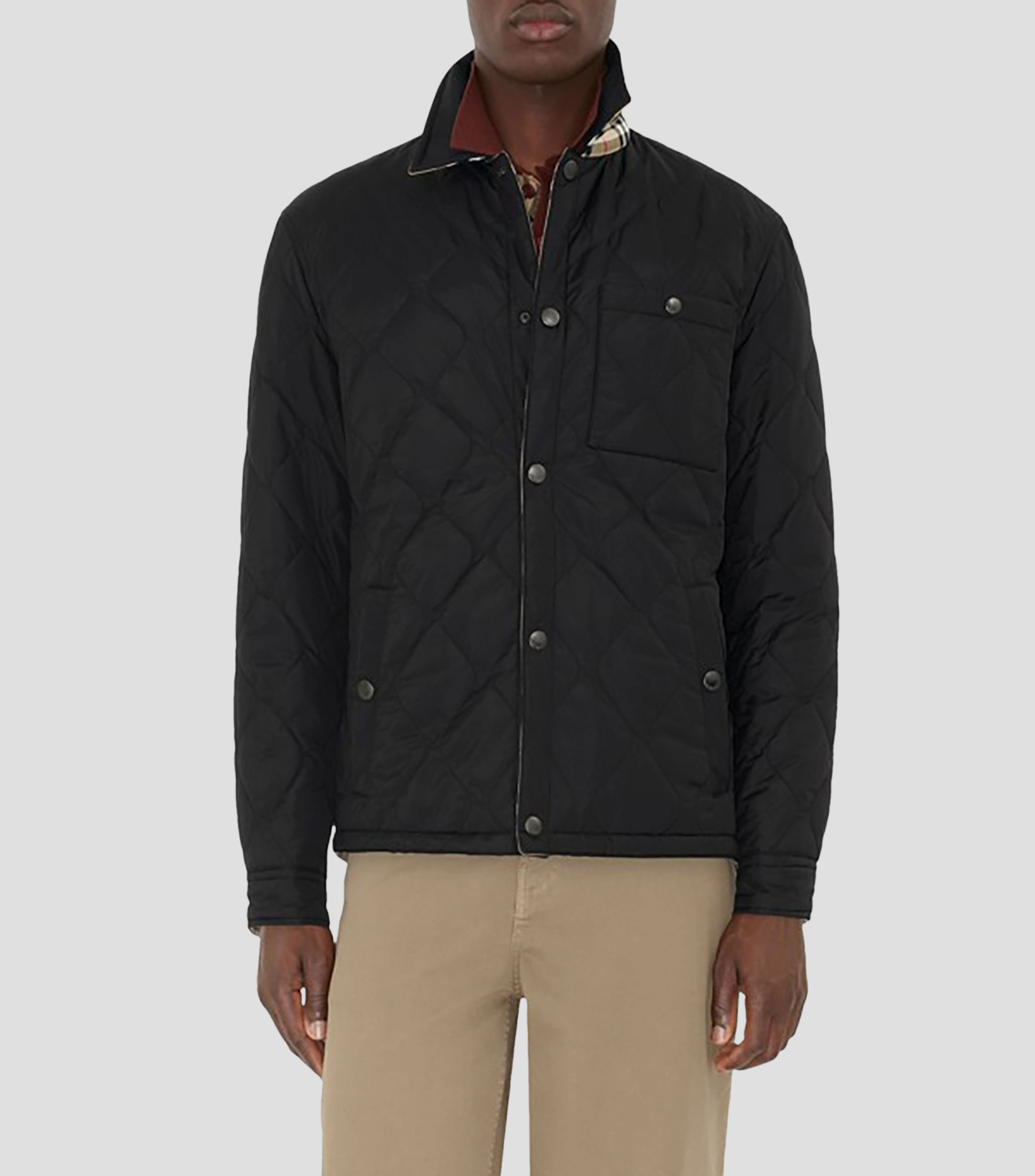 Sobrecamisa Check Hombre
