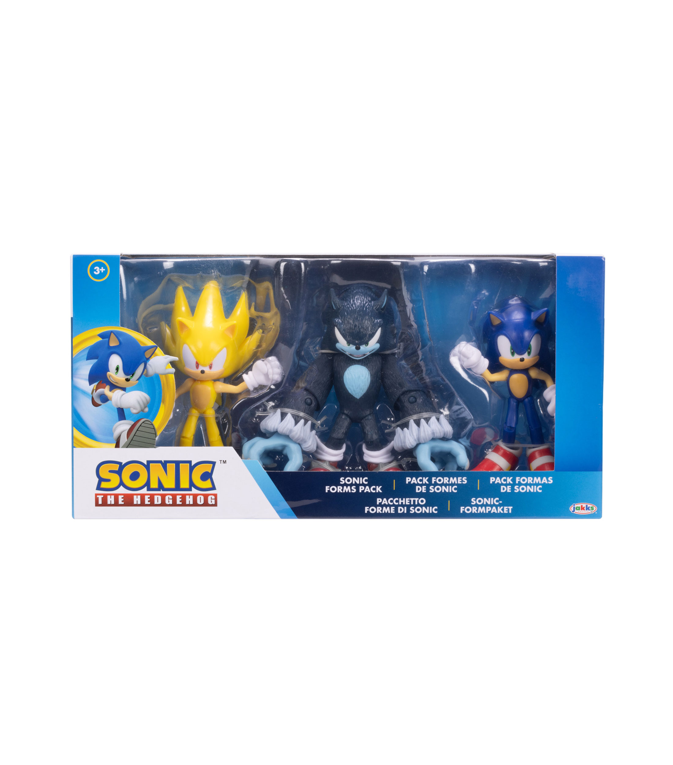 Set de 3 figuras de acción, Sonic the Hedgehog
