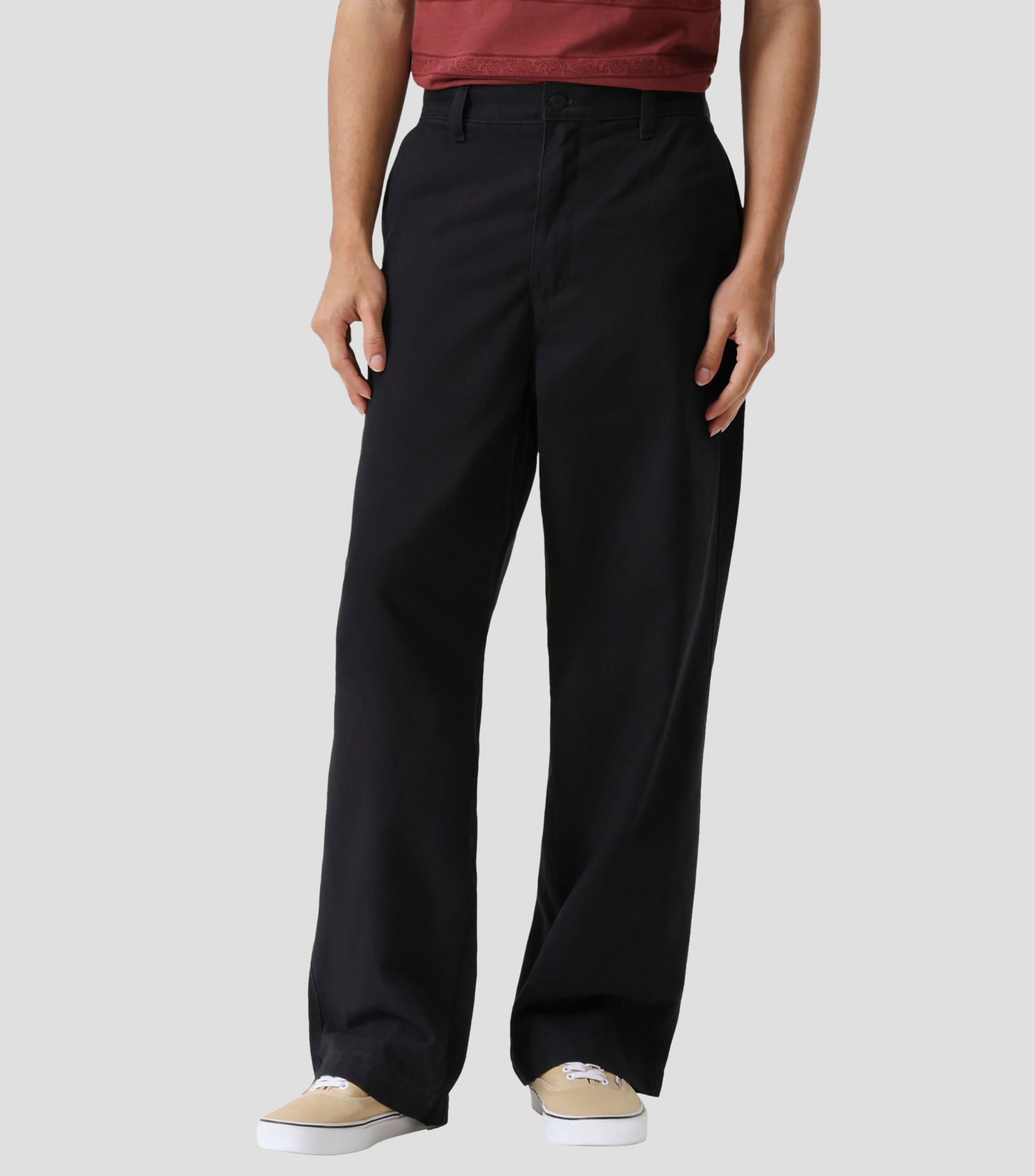Pantalón chino liso Hombre