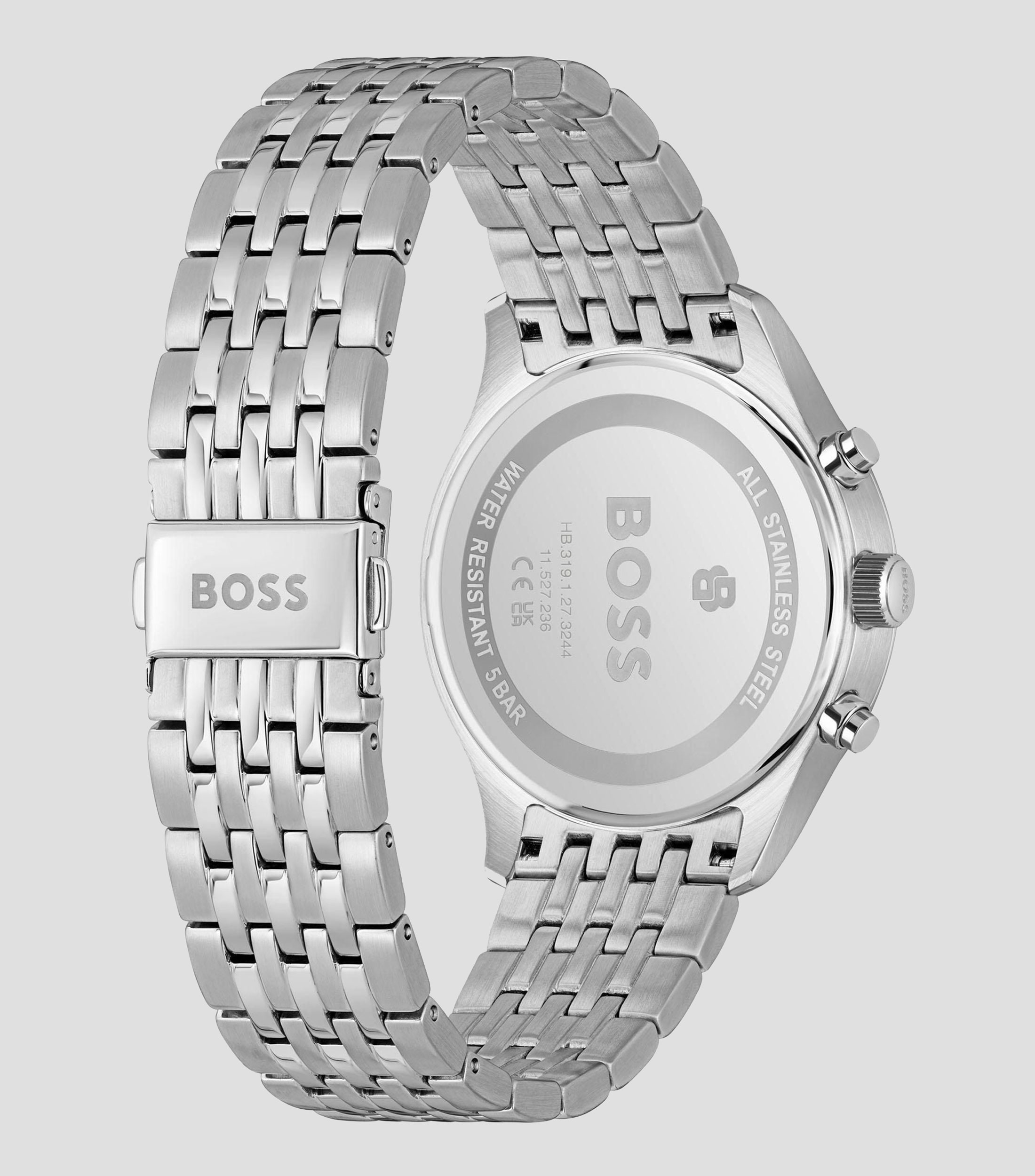 Reloj para Hombre Stratus casual plateado, verde