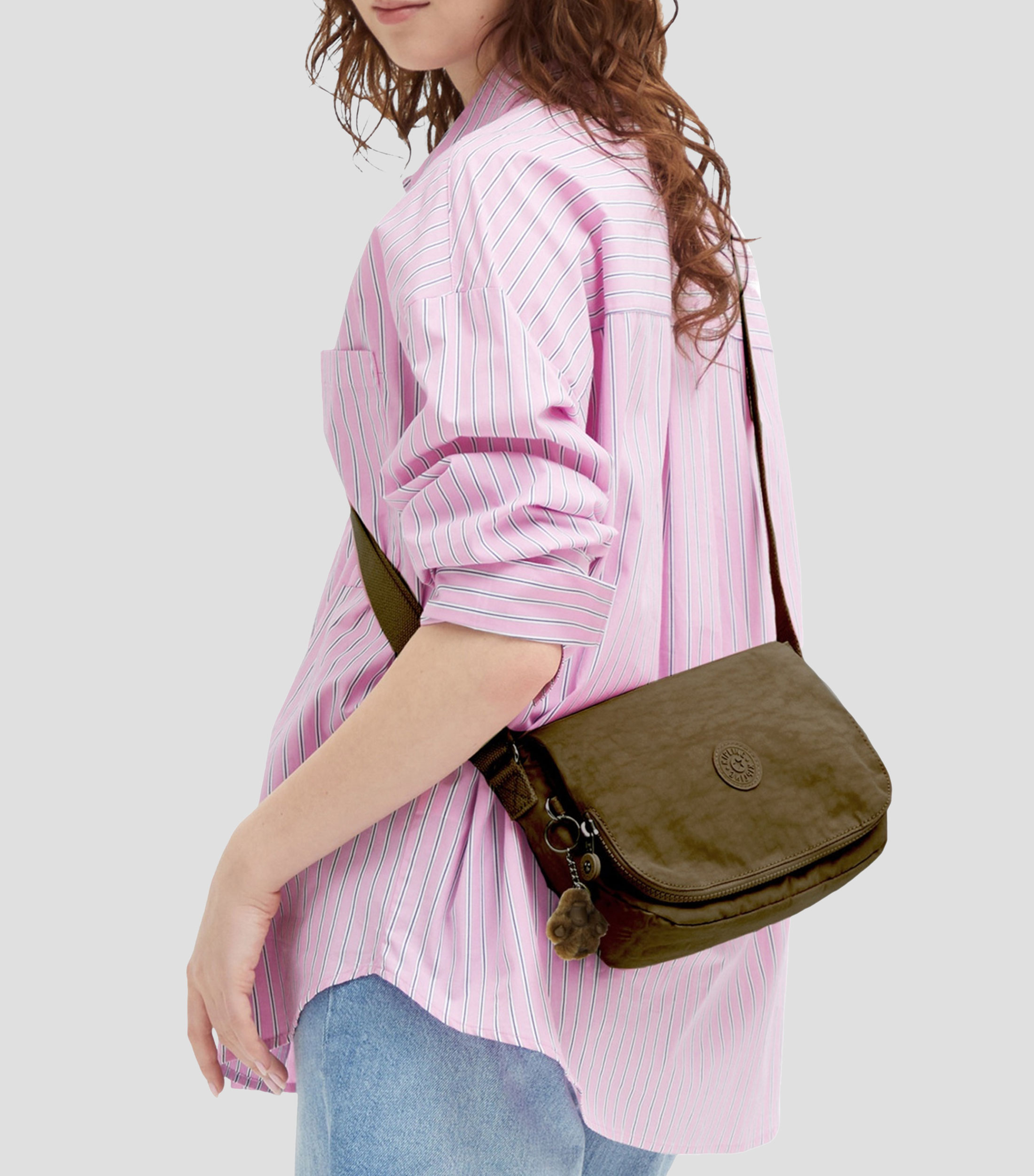 Bolsa crossbody café Earthbeat S lisa Mujer