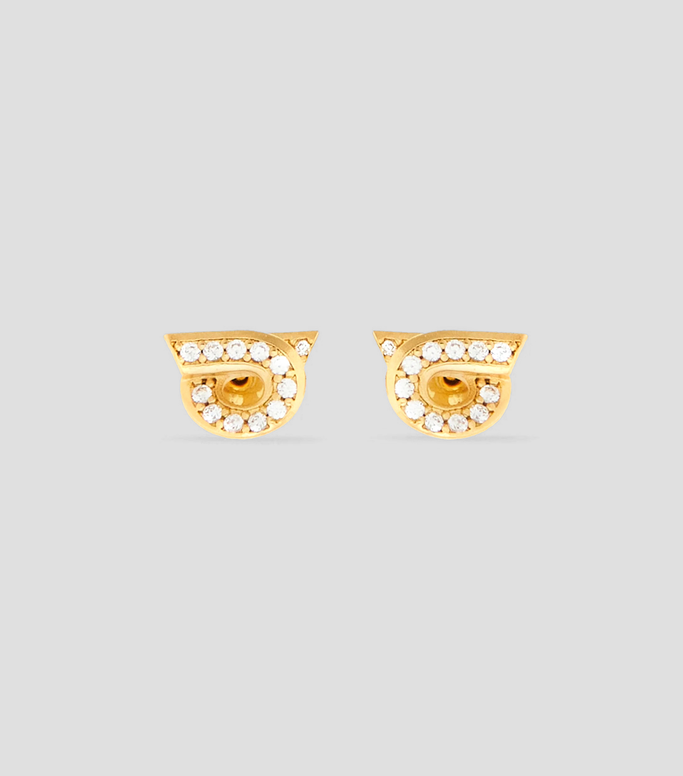 Pendientes Gancini con strass Mujer