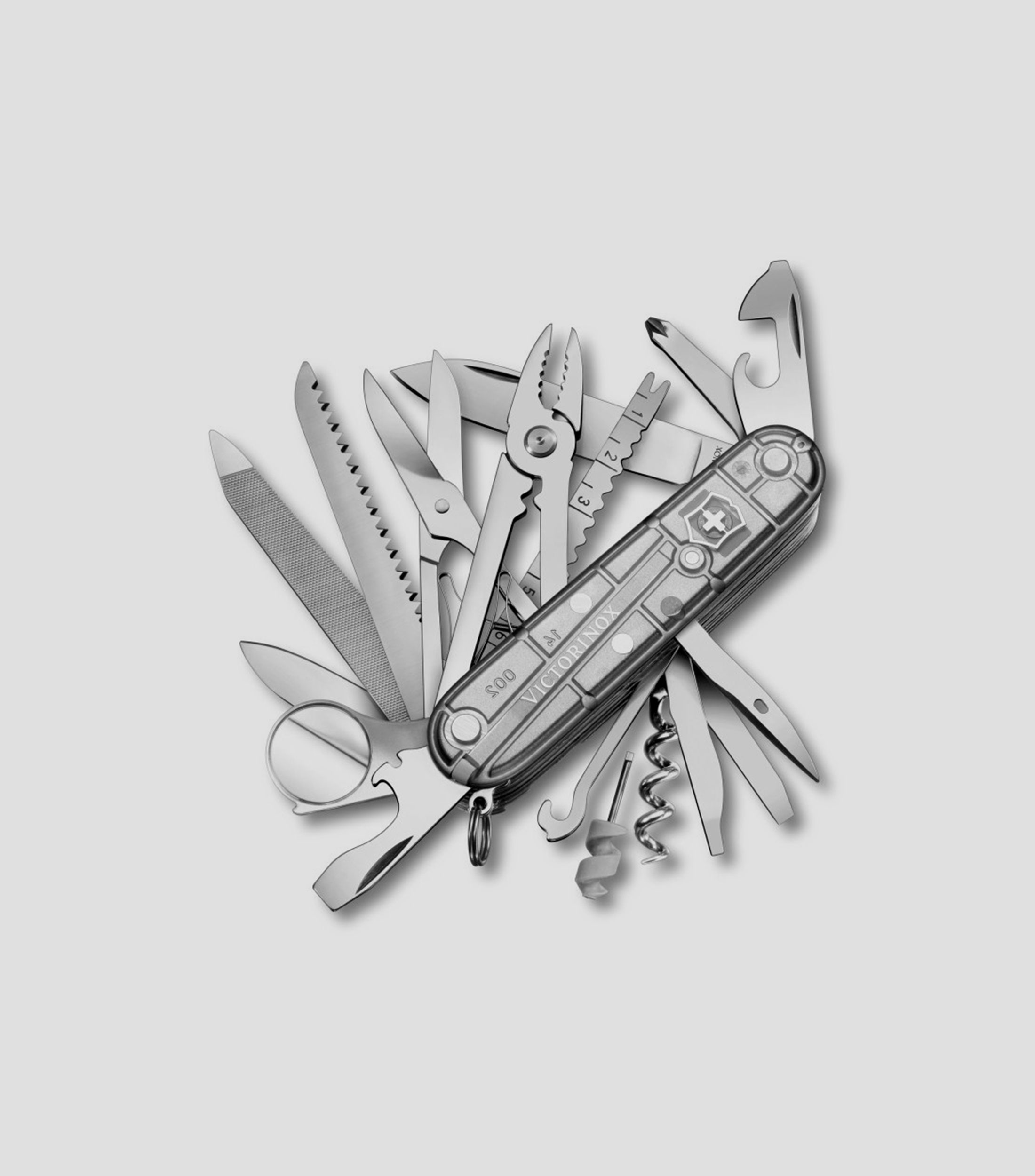 Navaja Swiss Champ con logo en ABS