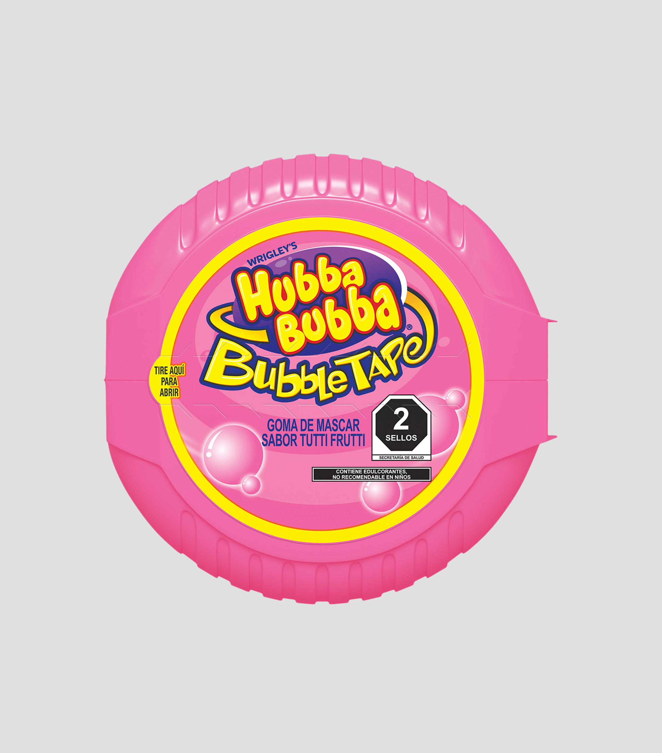 Compra mínima 2 piezas. Goma de Mascar Wrigley's Hubba Bubba sabor tutti frutti. En este artículo no es posible realizar devoluciones ni cambios. ¡Gracias por tu comprensión!