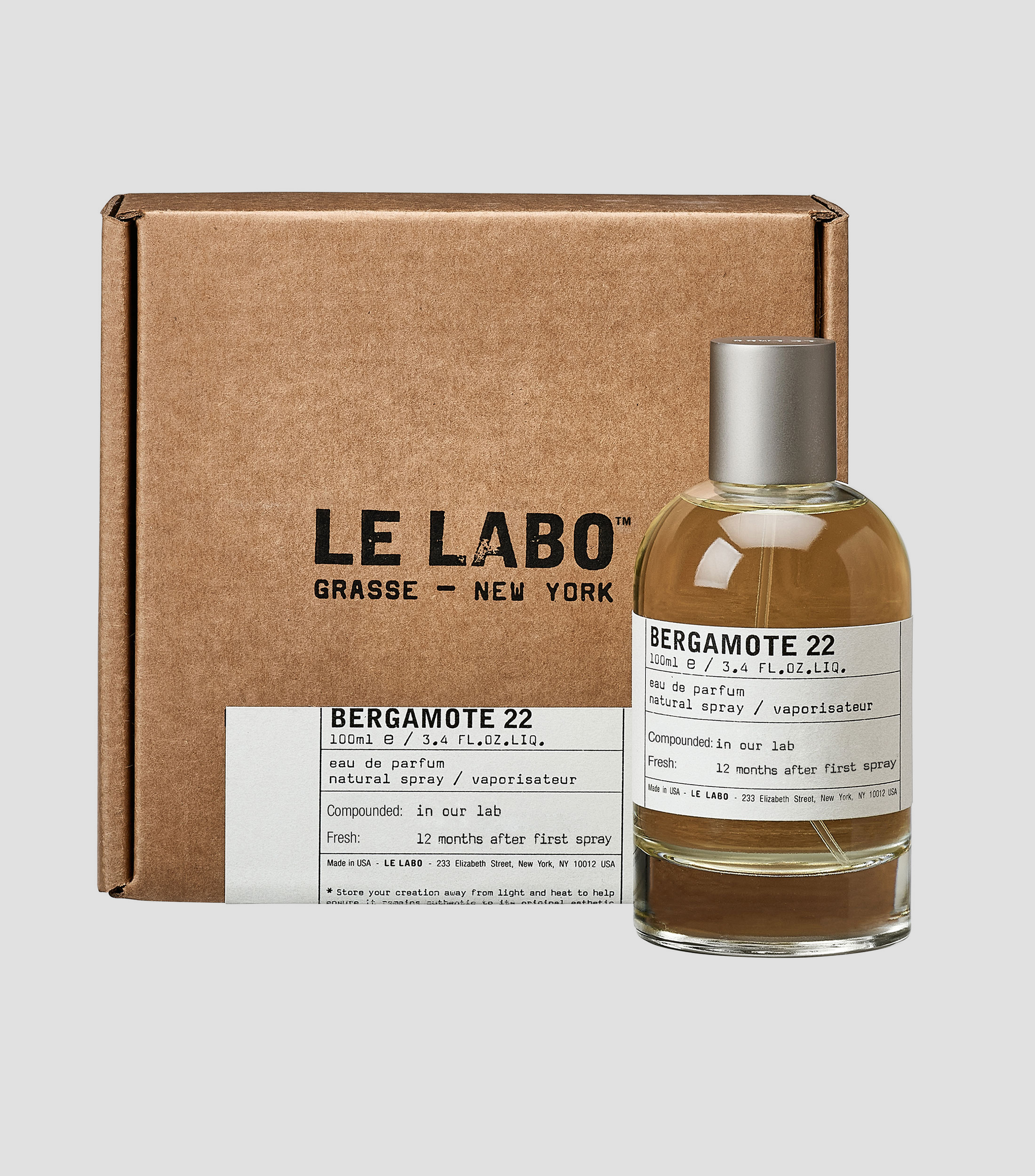 Perfume Bergamote 22 Eau de Parfum, 100 ml Unisex