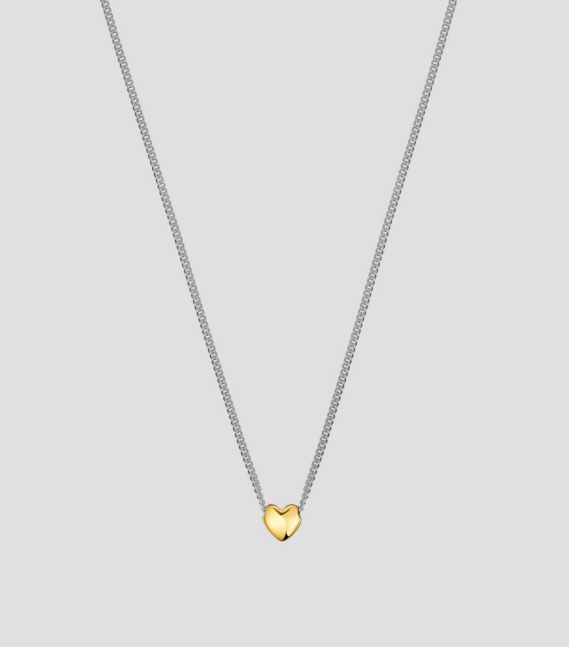 Collar My Other Half corazón en plata .925 Mujer
