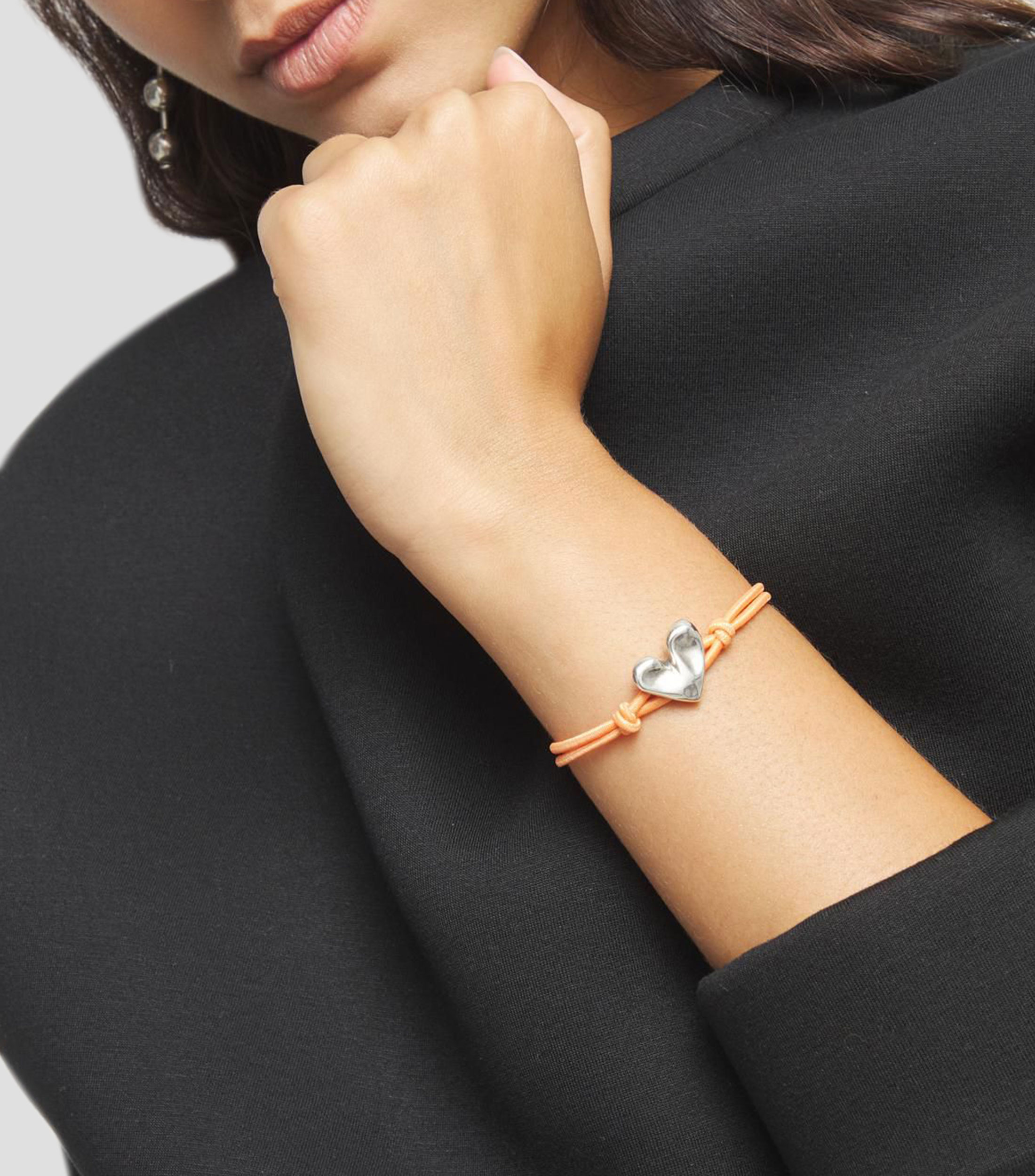 Pulsera con motivo de corazón Mujer