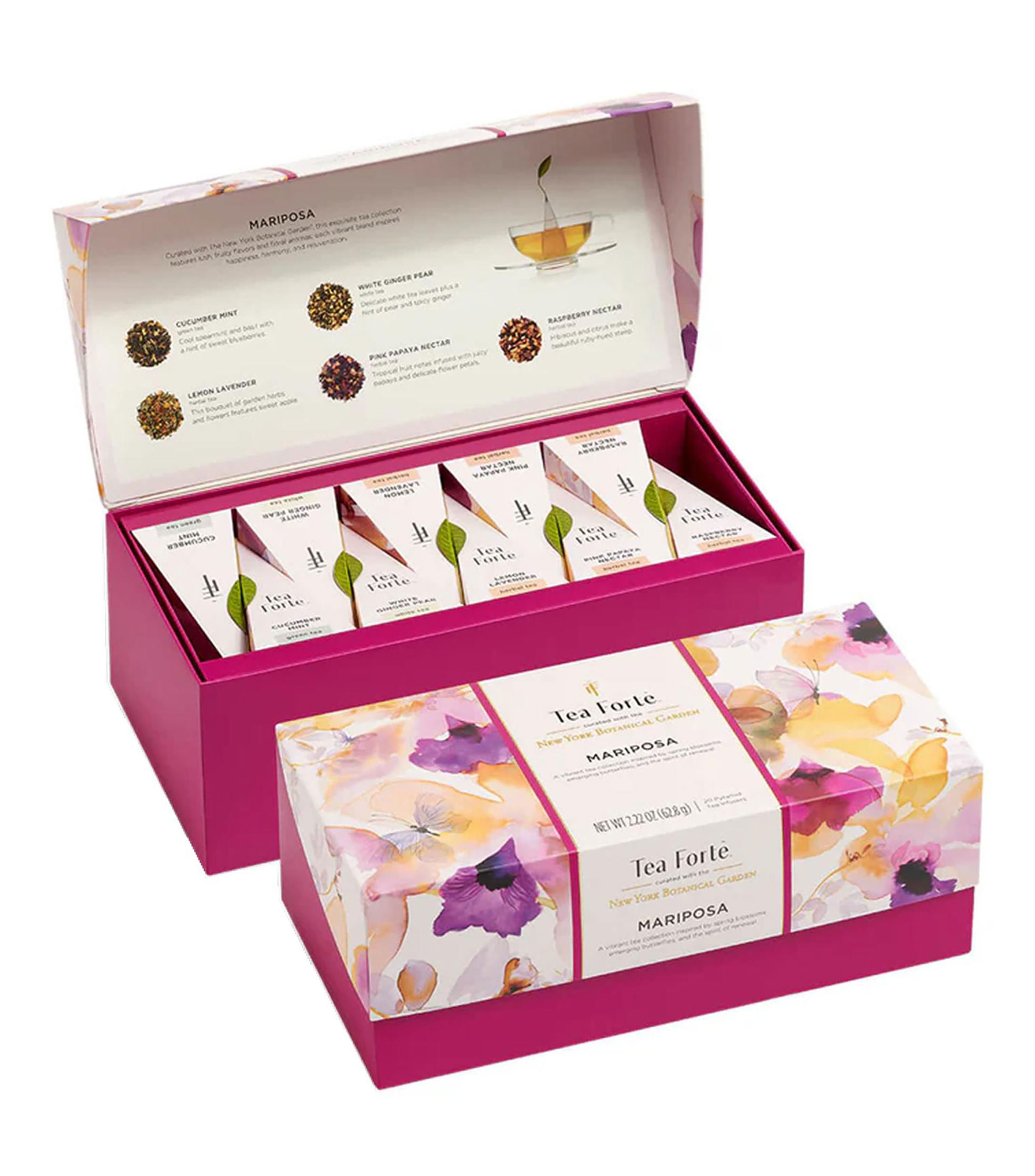 Set de Tes para Infusionar Mariposa, 62.8 g