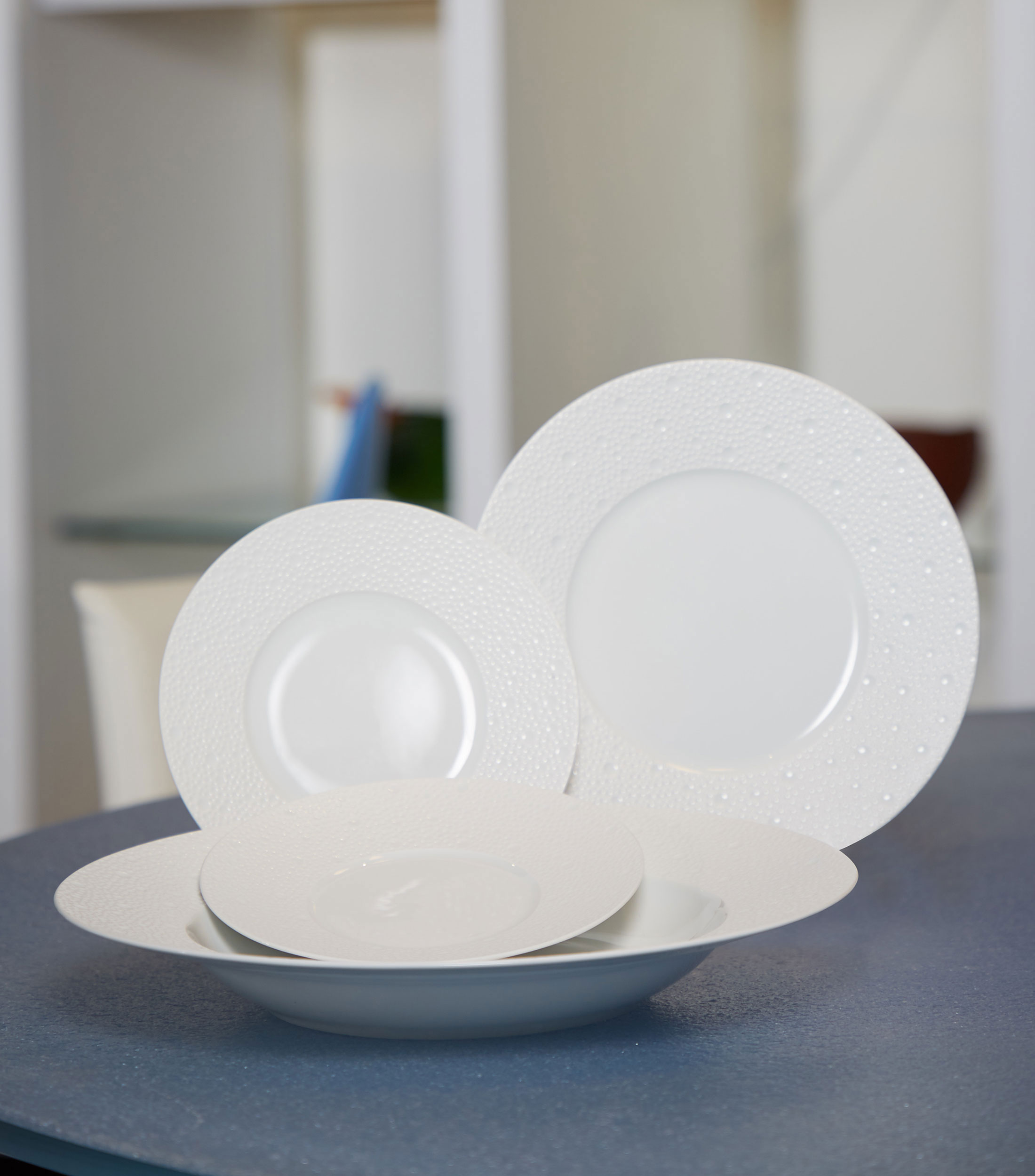PLATO HONDO 29.5CM ECUME BLANC