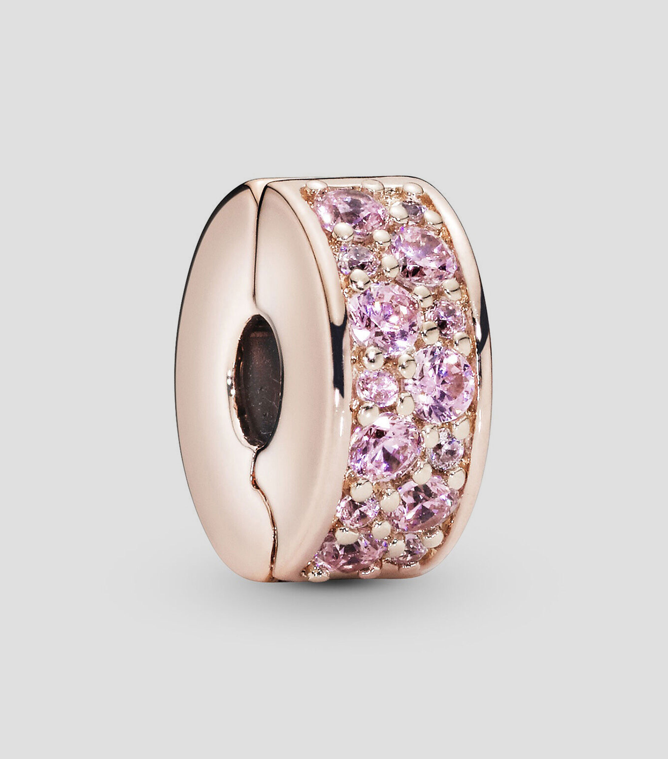 Charm clip con zirconia cúbica Mujer