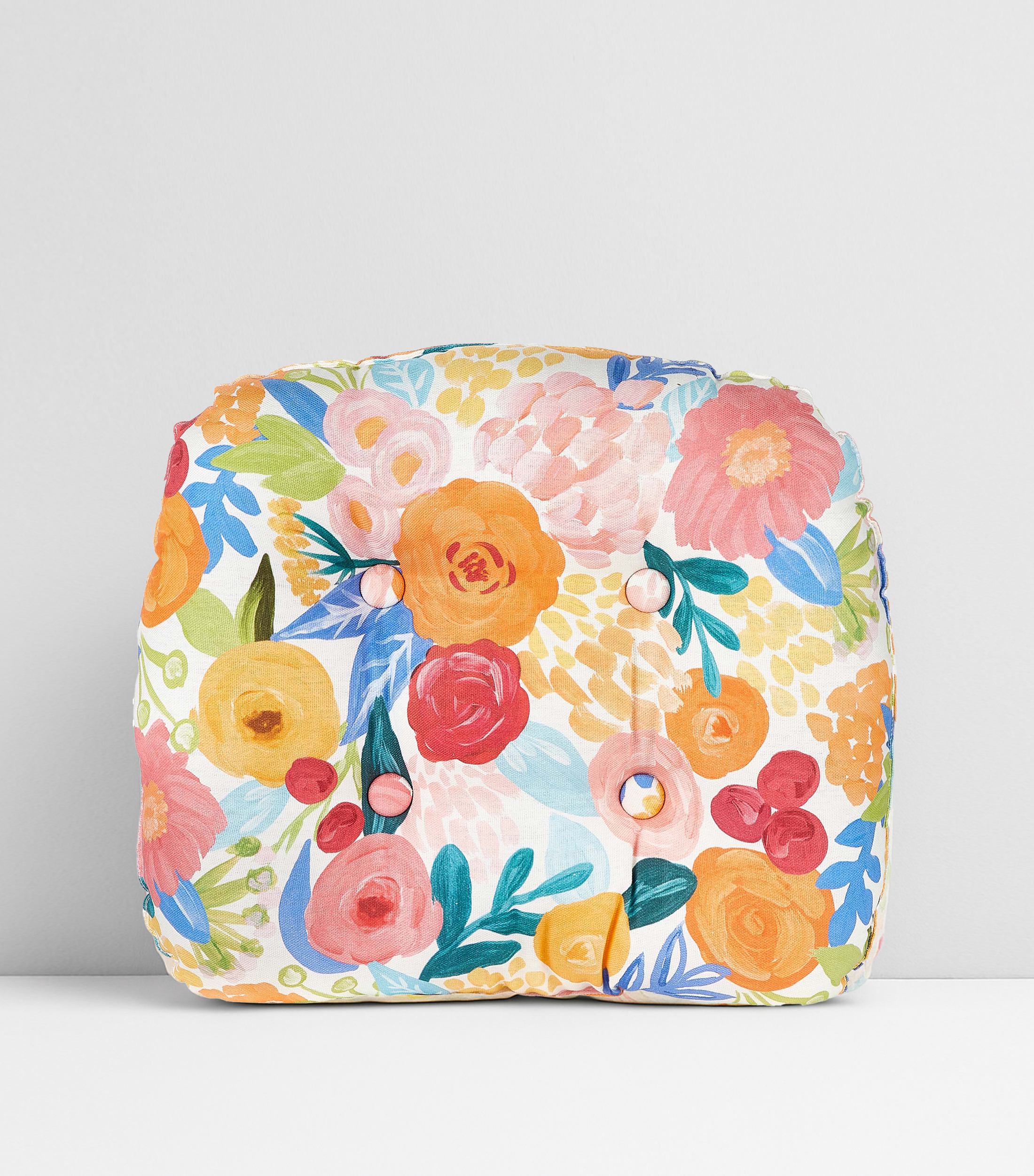Cojin para silla Floral multicolor