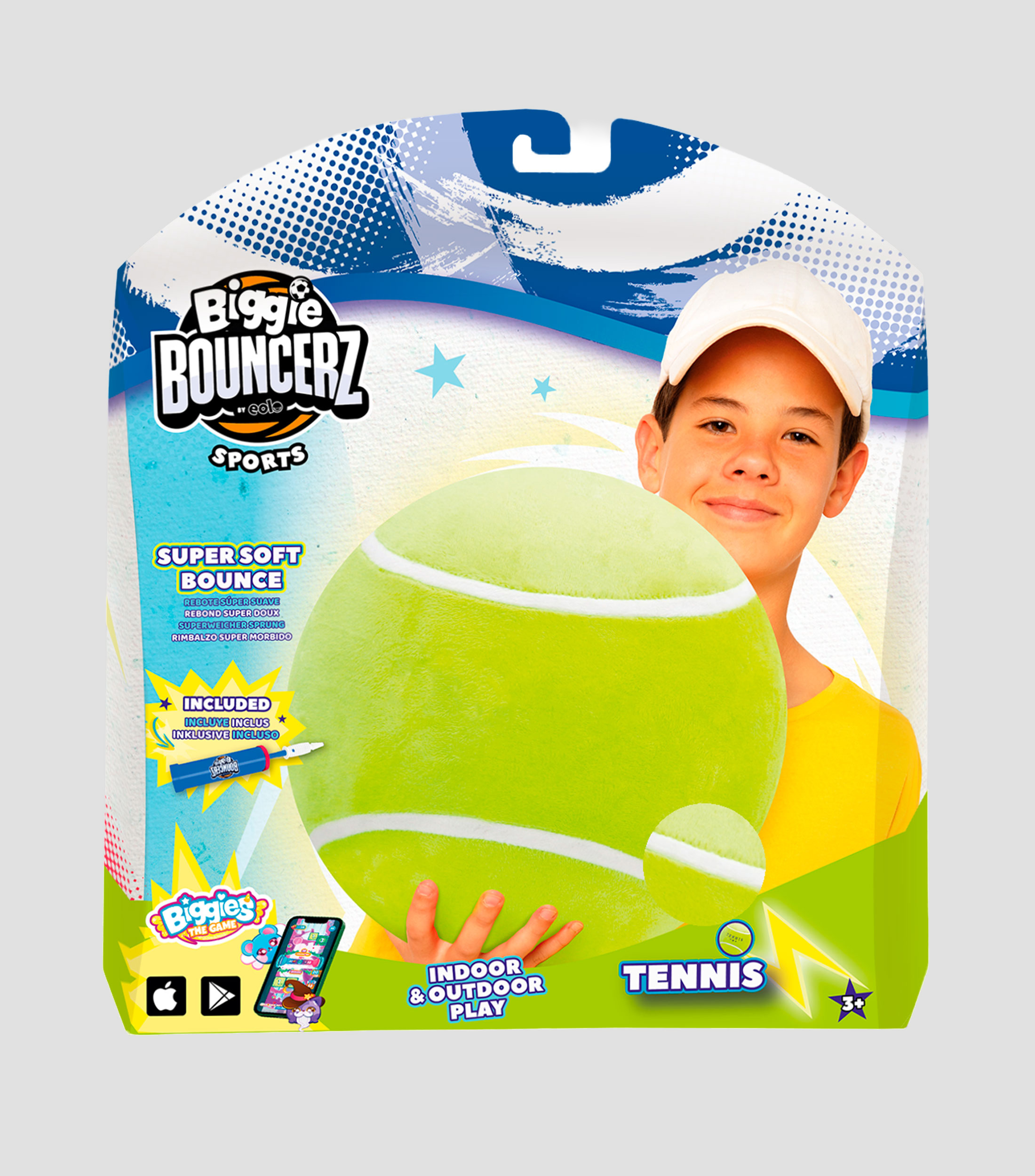 Peluche inflable BIGGIES BOUNCERZ Tennis