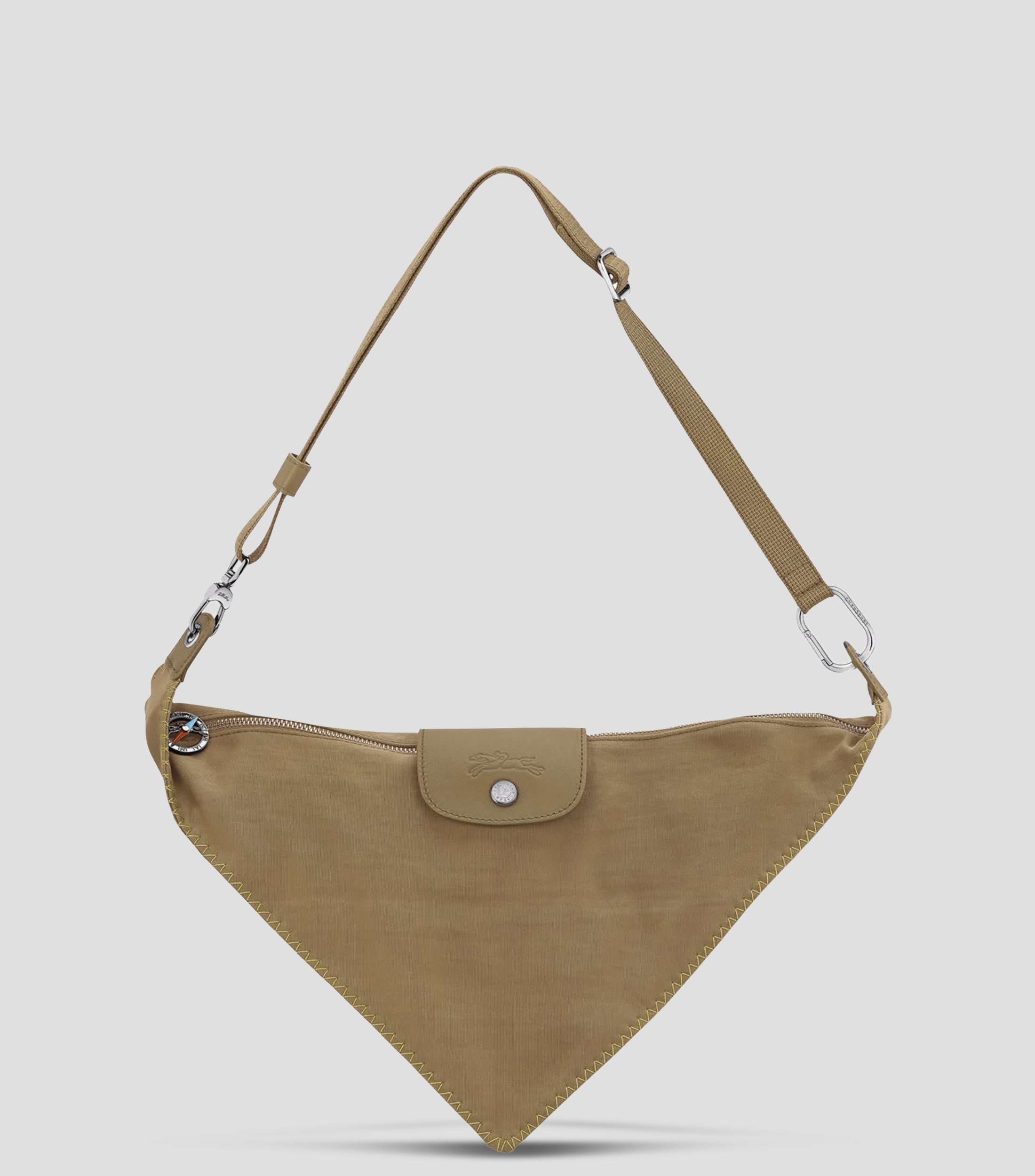 Bolsa crossbody caqui Le Pliage Baroud con diseño liso Mujer