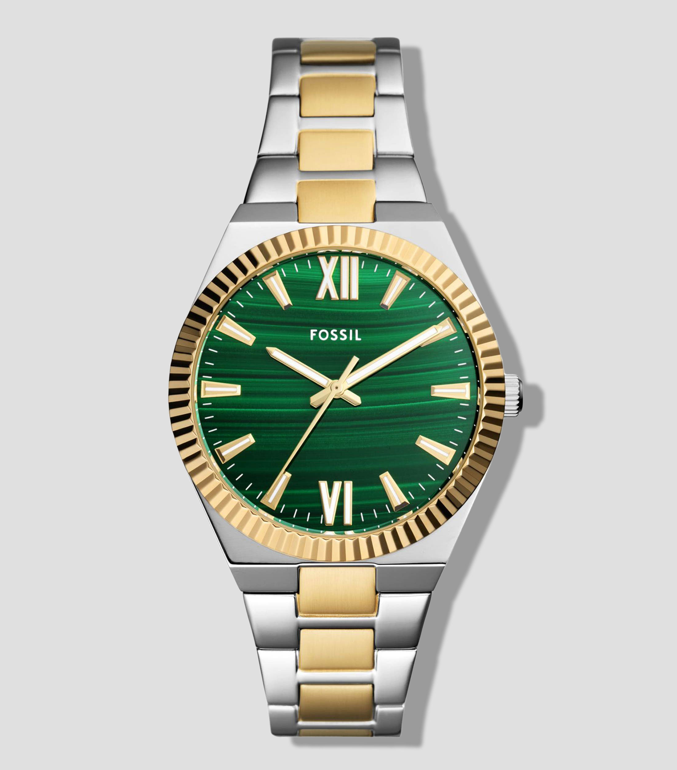Reloj para Mujer Cleo Casual, Dorado, Verde