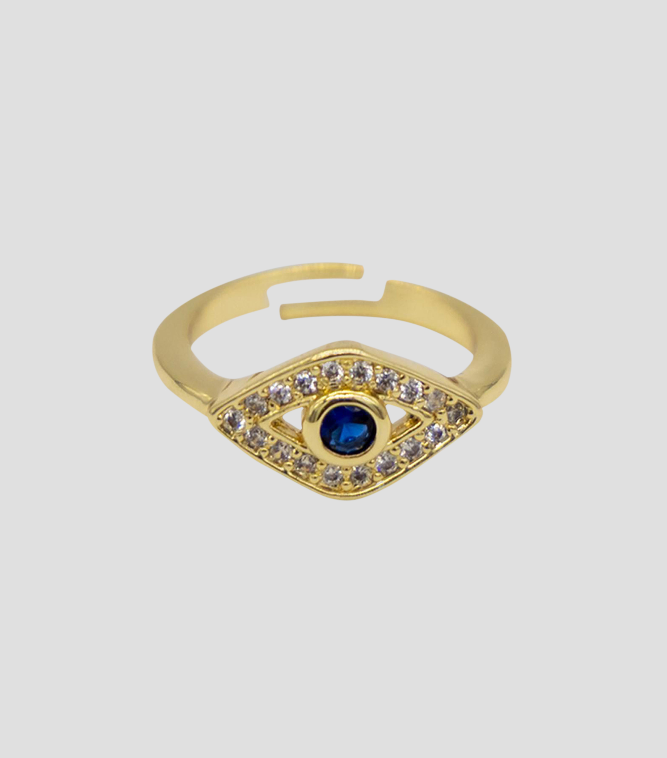 Anillo con ojo turco Mujer