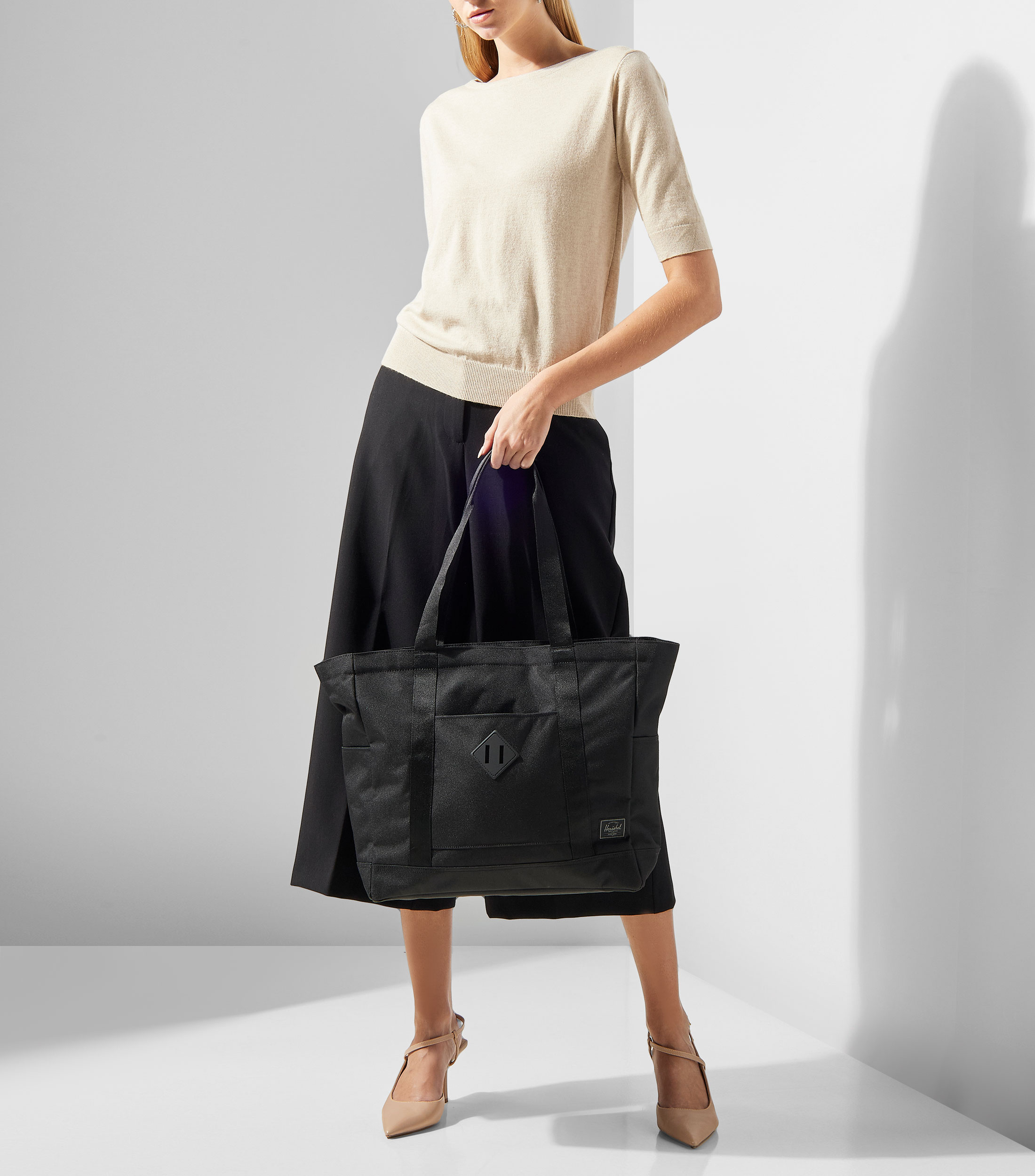 Bolsa Tote Heritage negra Unisex