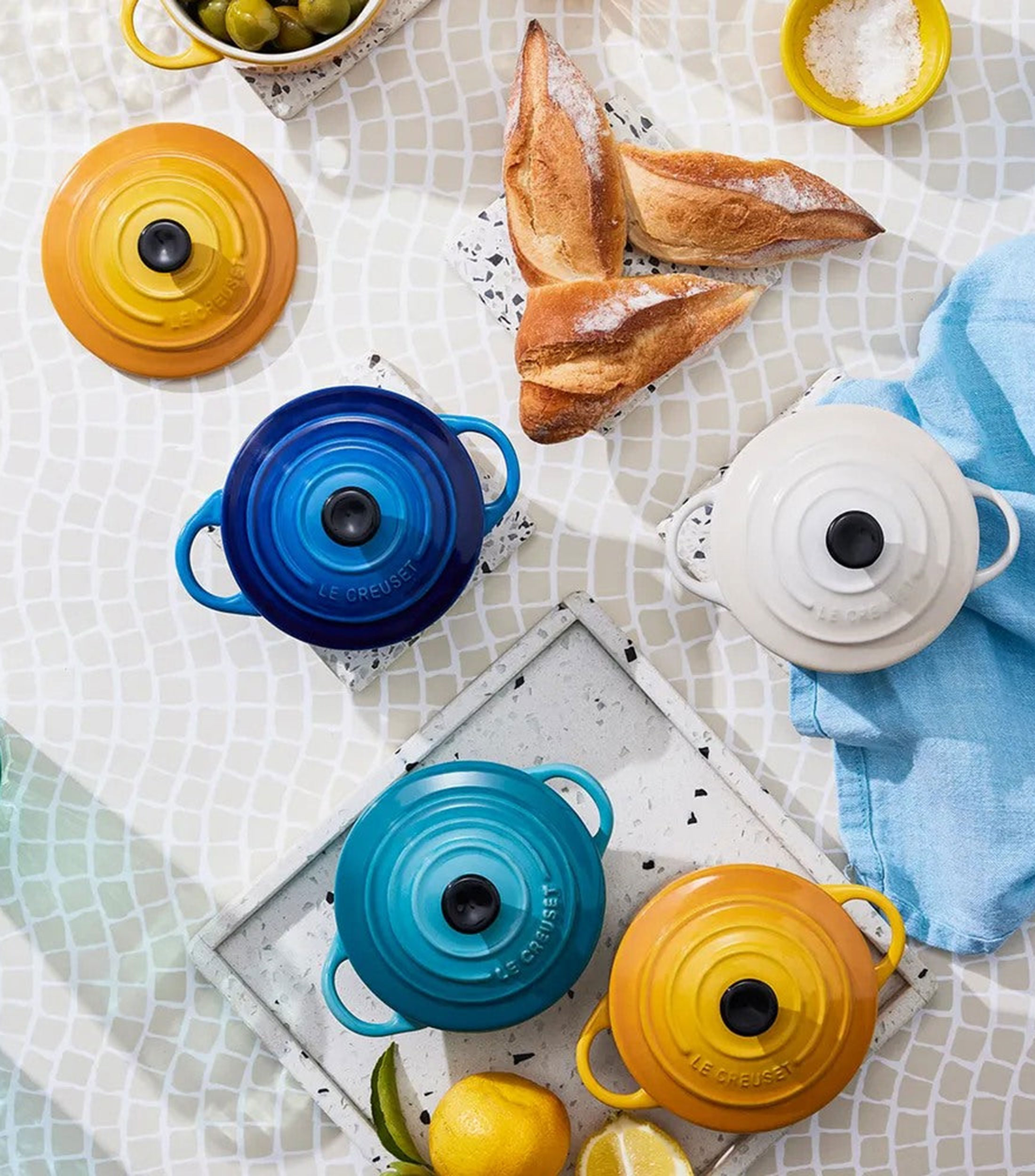 Olla Mini en cerámica Cocotte 250 ml azul