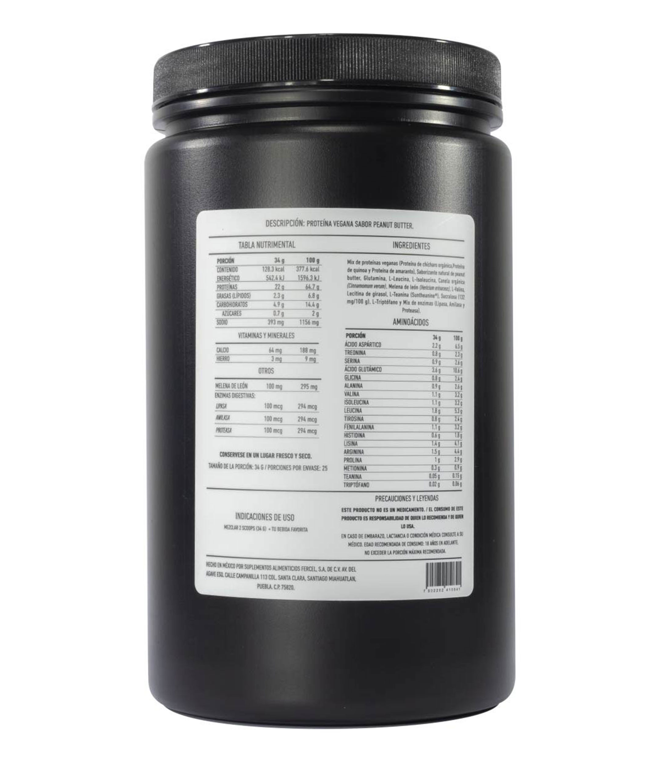 PROTEINA VEGANA COLAG PEANUT 850G