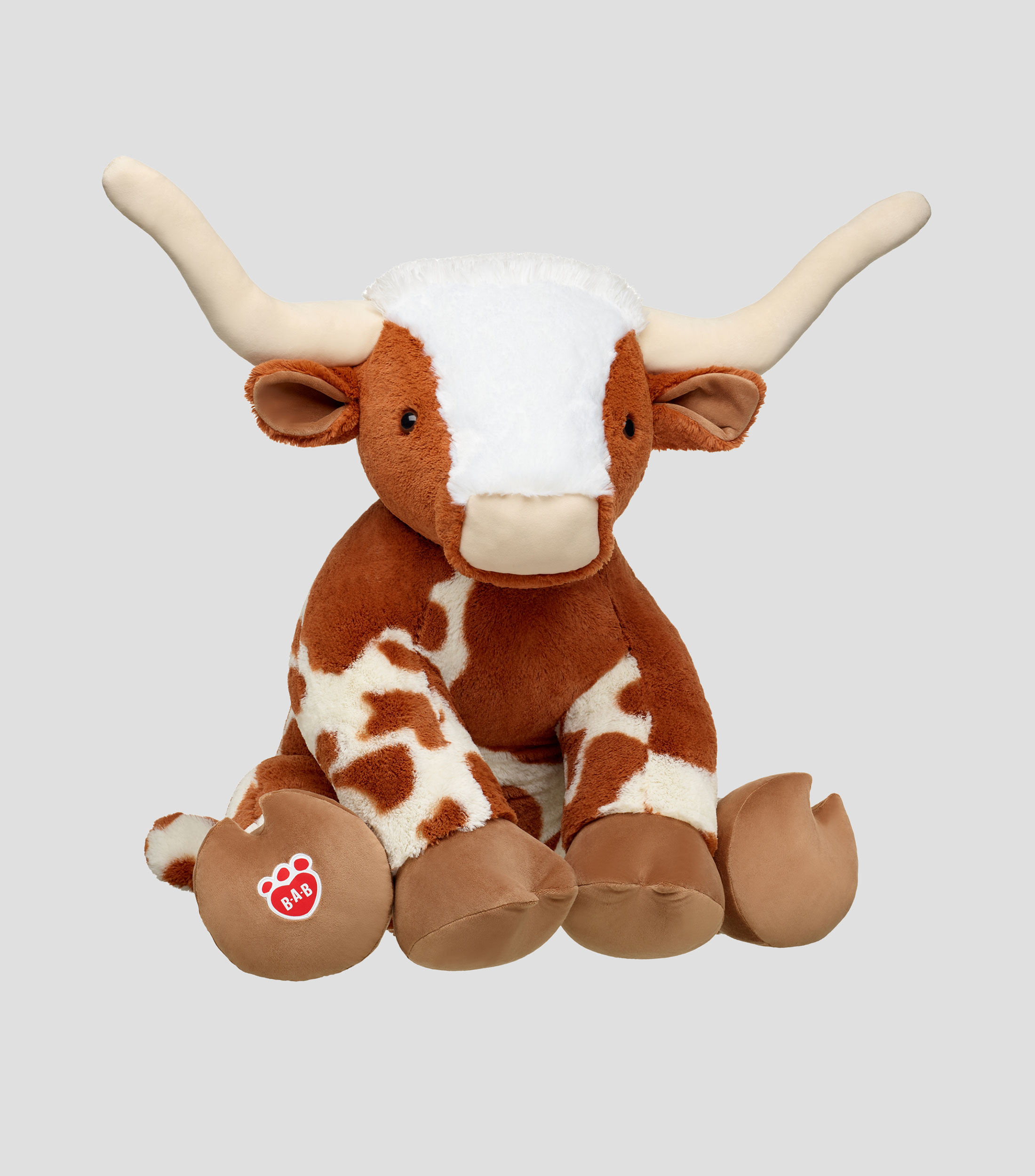 Peluche Vaca Longhorn Gigante