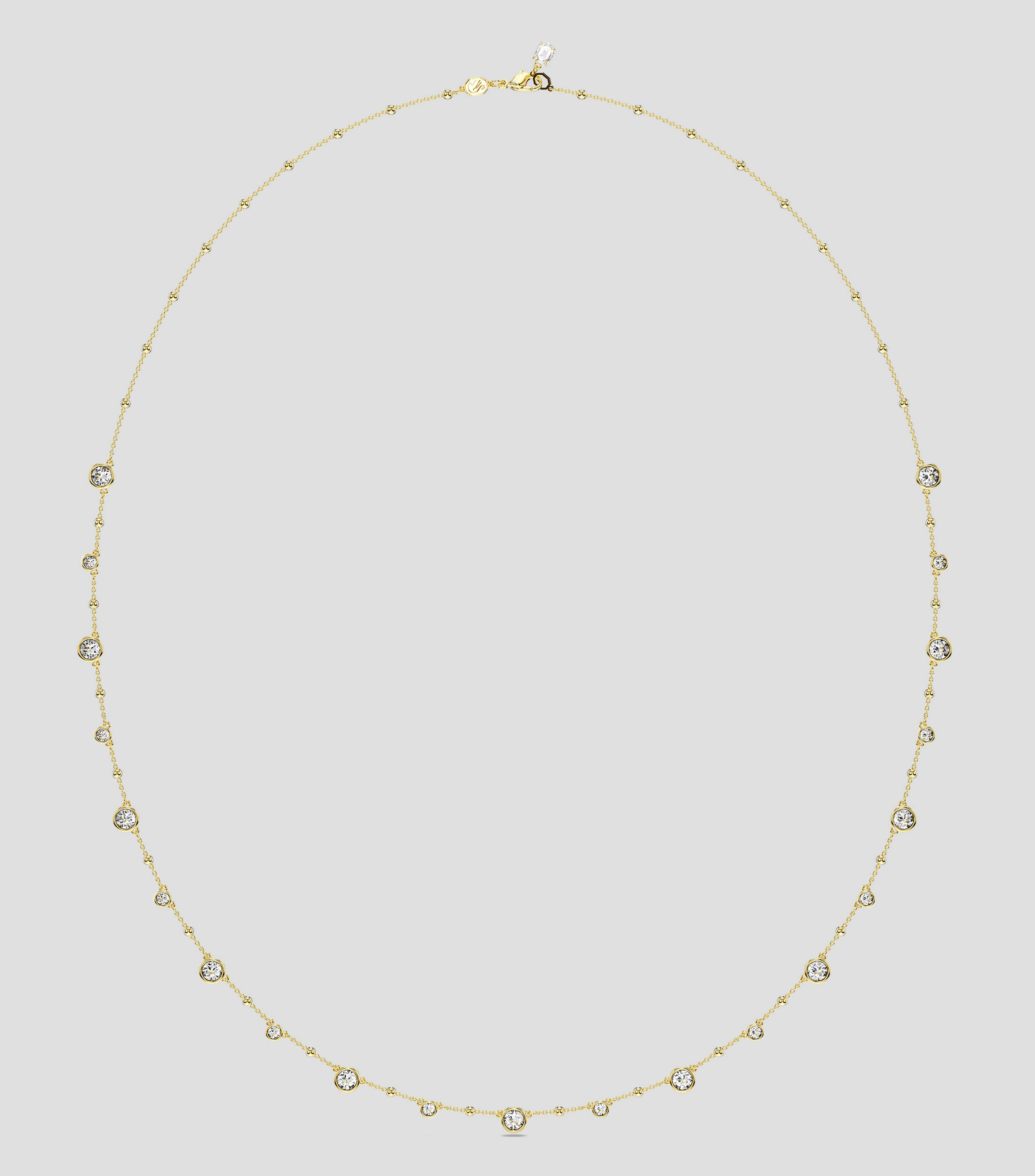 Collar en bano de oro con zirconia Imber Mujer