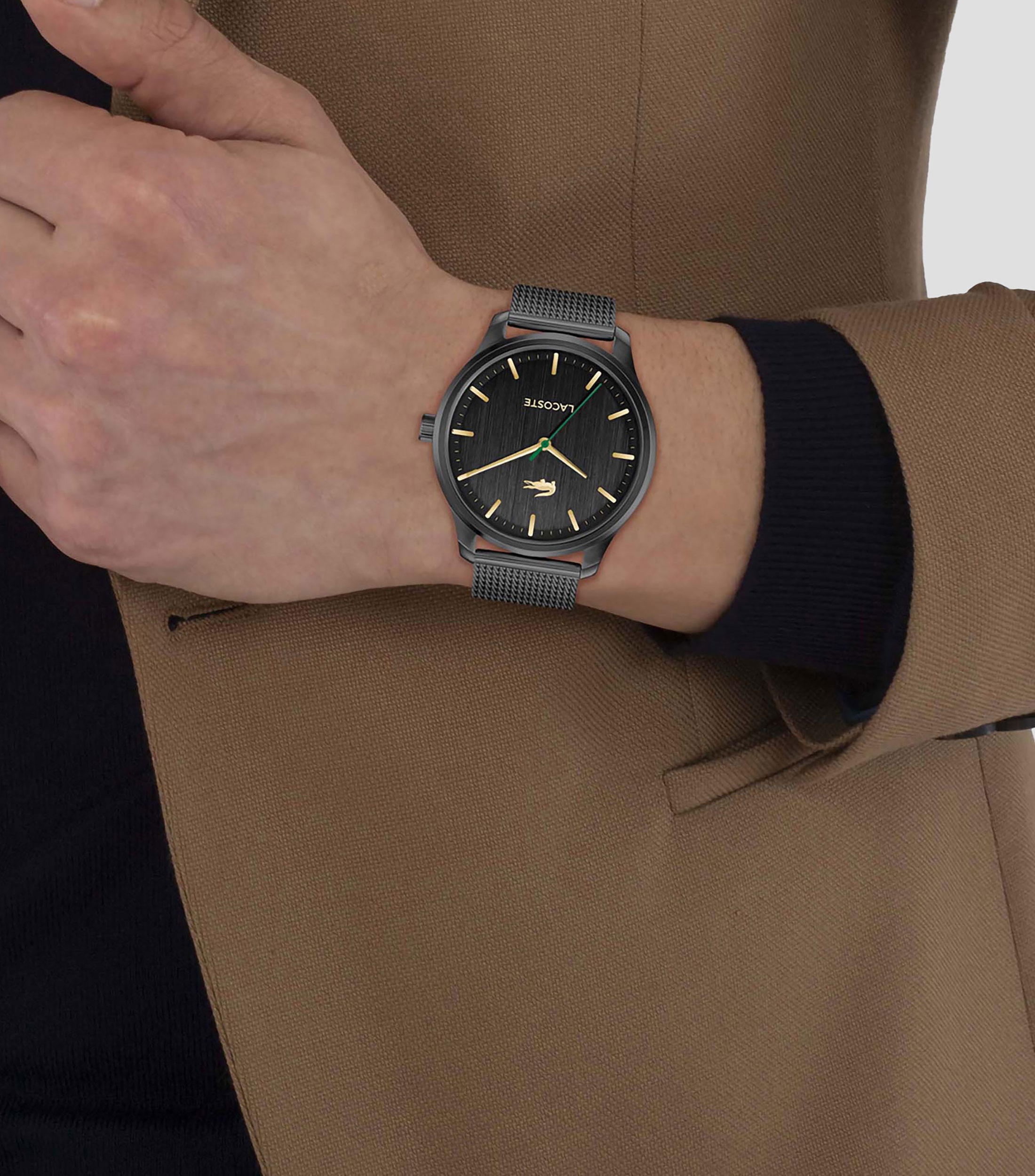 Reloj para hombre Lisbon de Vestir, Negro