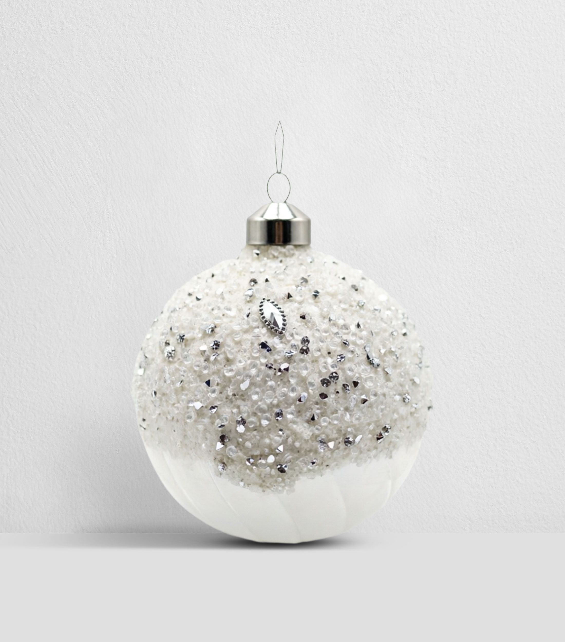 Esfera navideña con escarcha Frosty