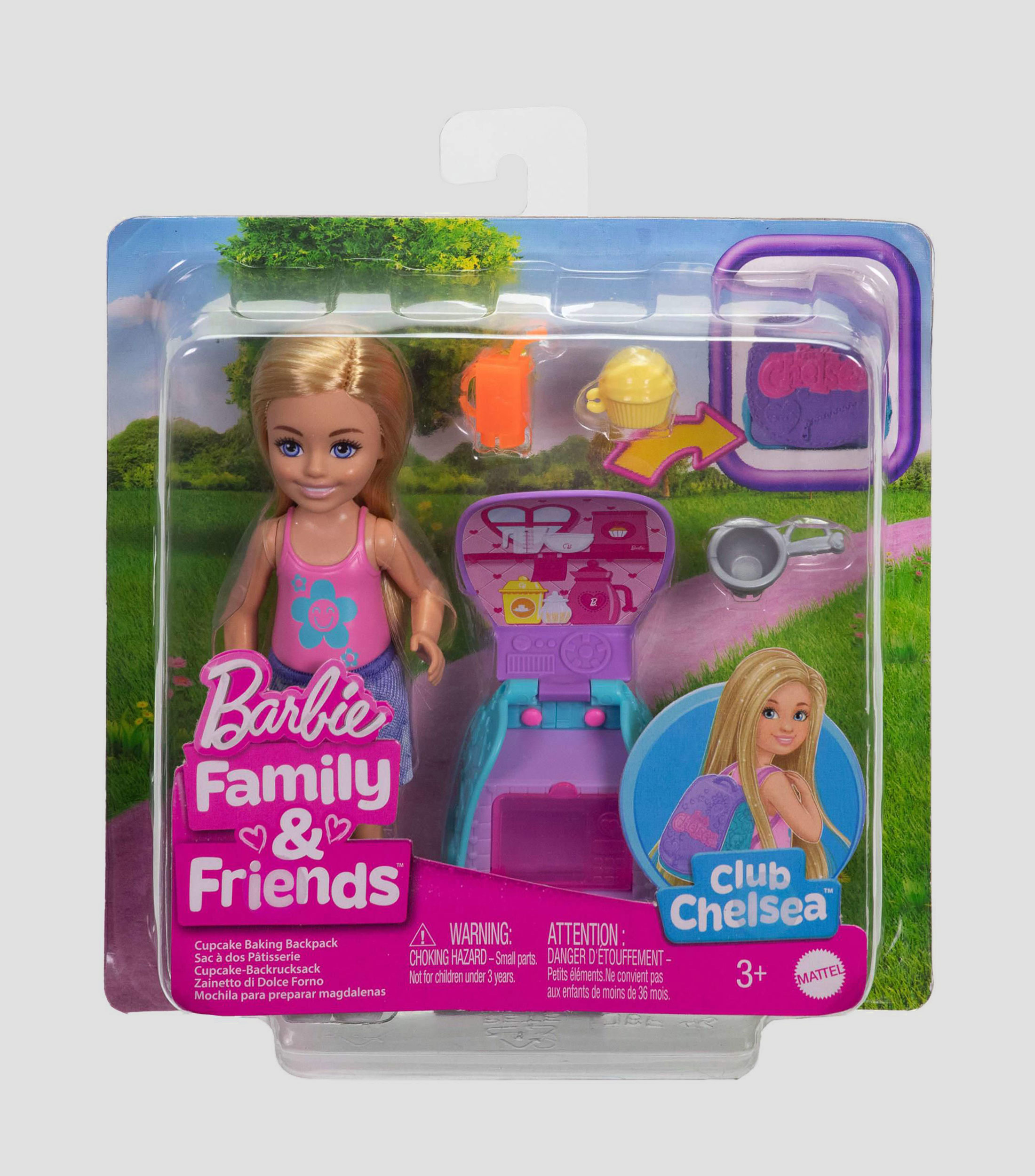 Muñeca, Barbie Chelsea - Mochila para hornear