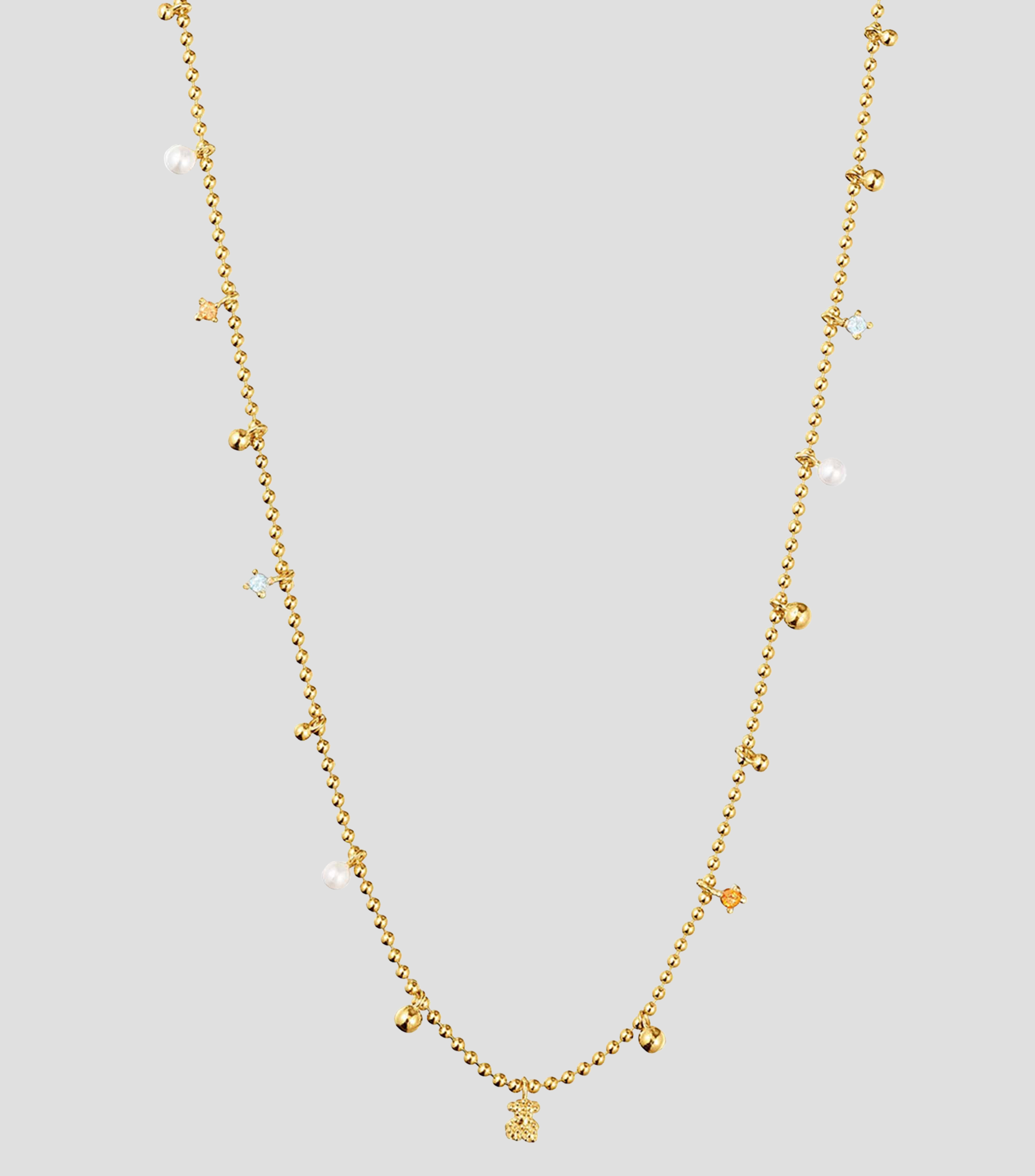 Collar con oso Grain Mujer