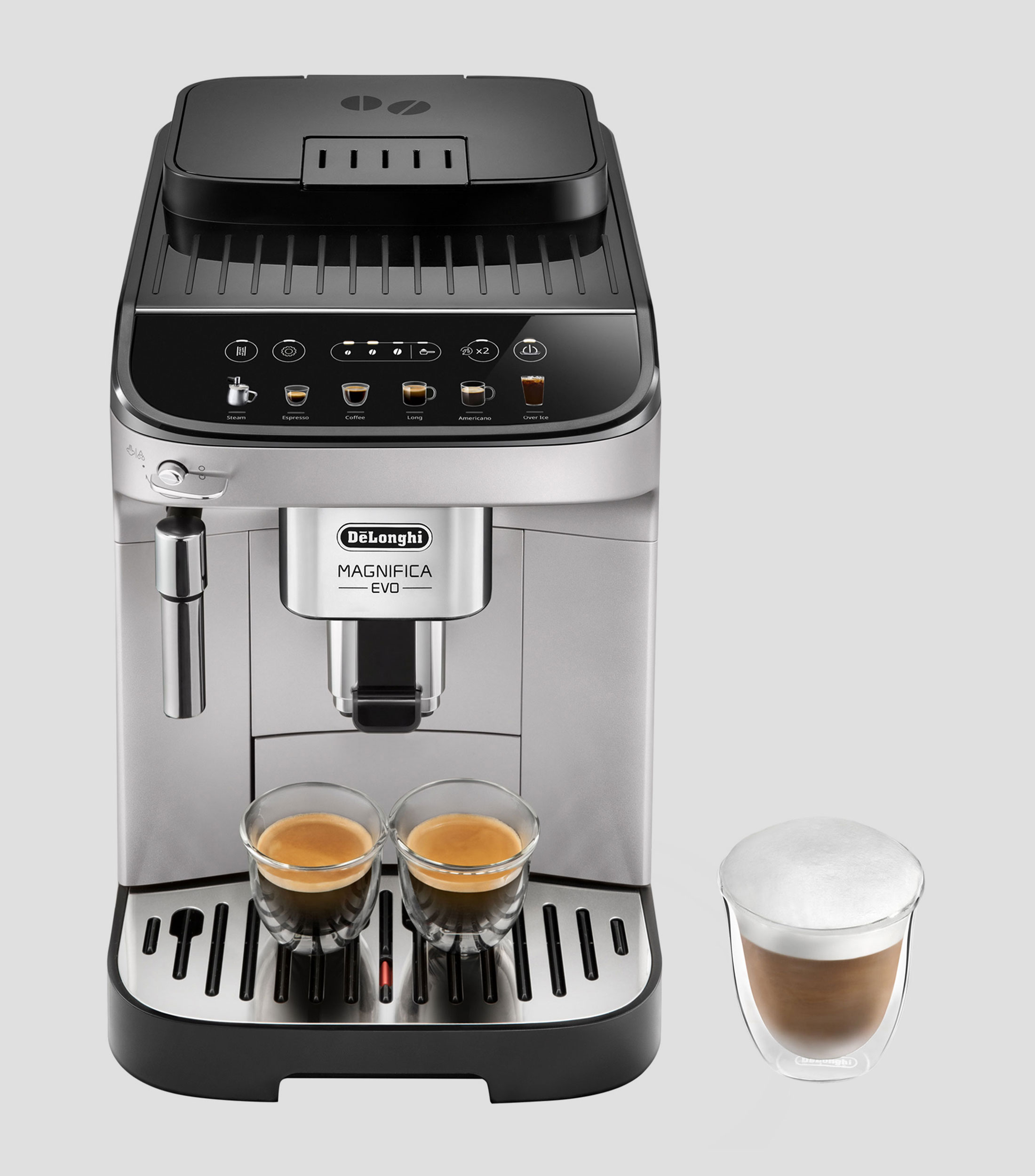 Cafetera Superautomatica Magnifica Evo para 7 Tazas en Acero Inoxidable
