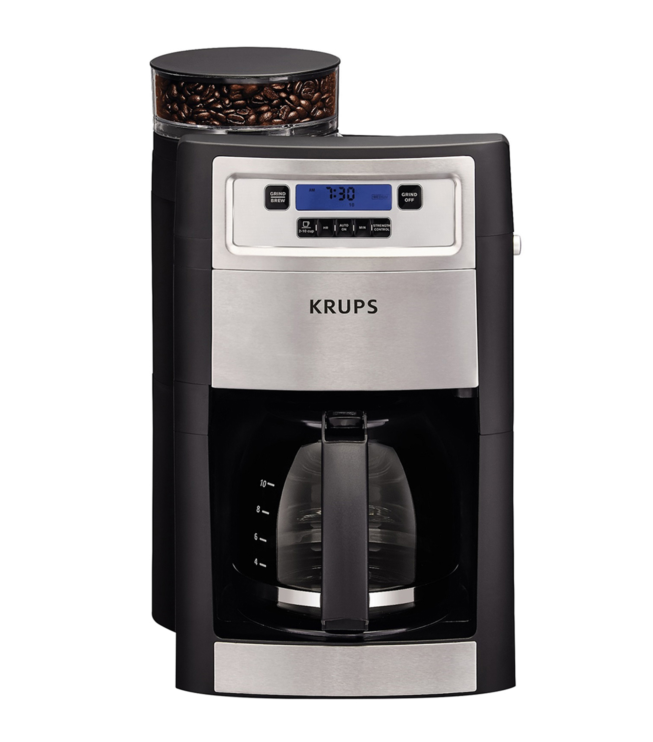 Molinillo de café eléctrico Krups con muelas planas - Rarabaya