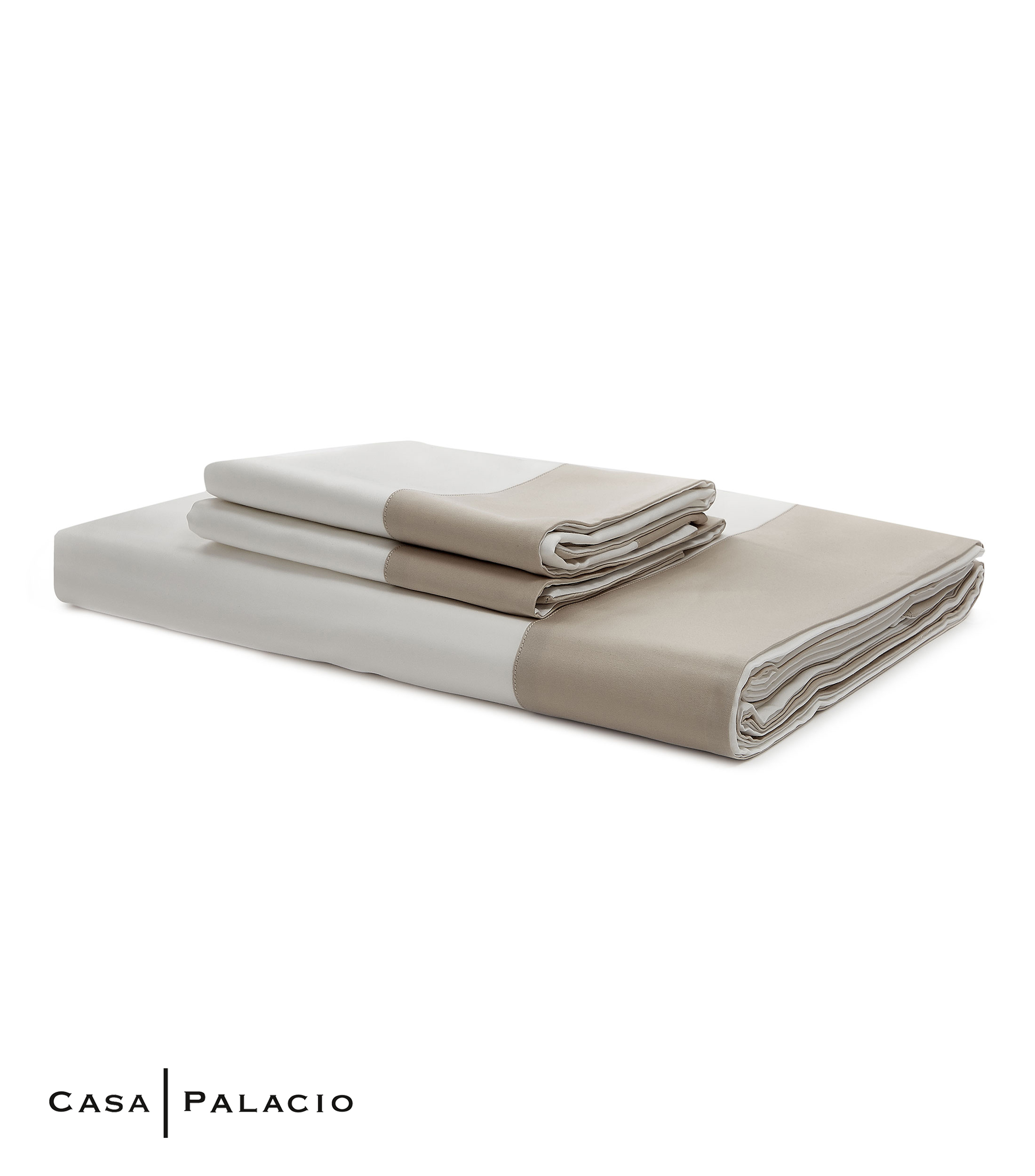 Juego de Sabanas Queen Size en algodon Bold leche