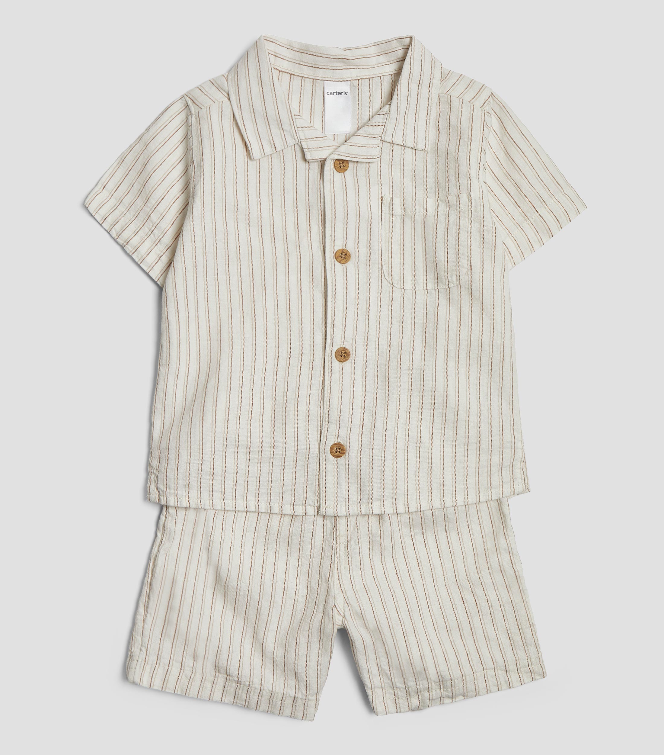 Conjunto 2 piezas con líneas Bebé