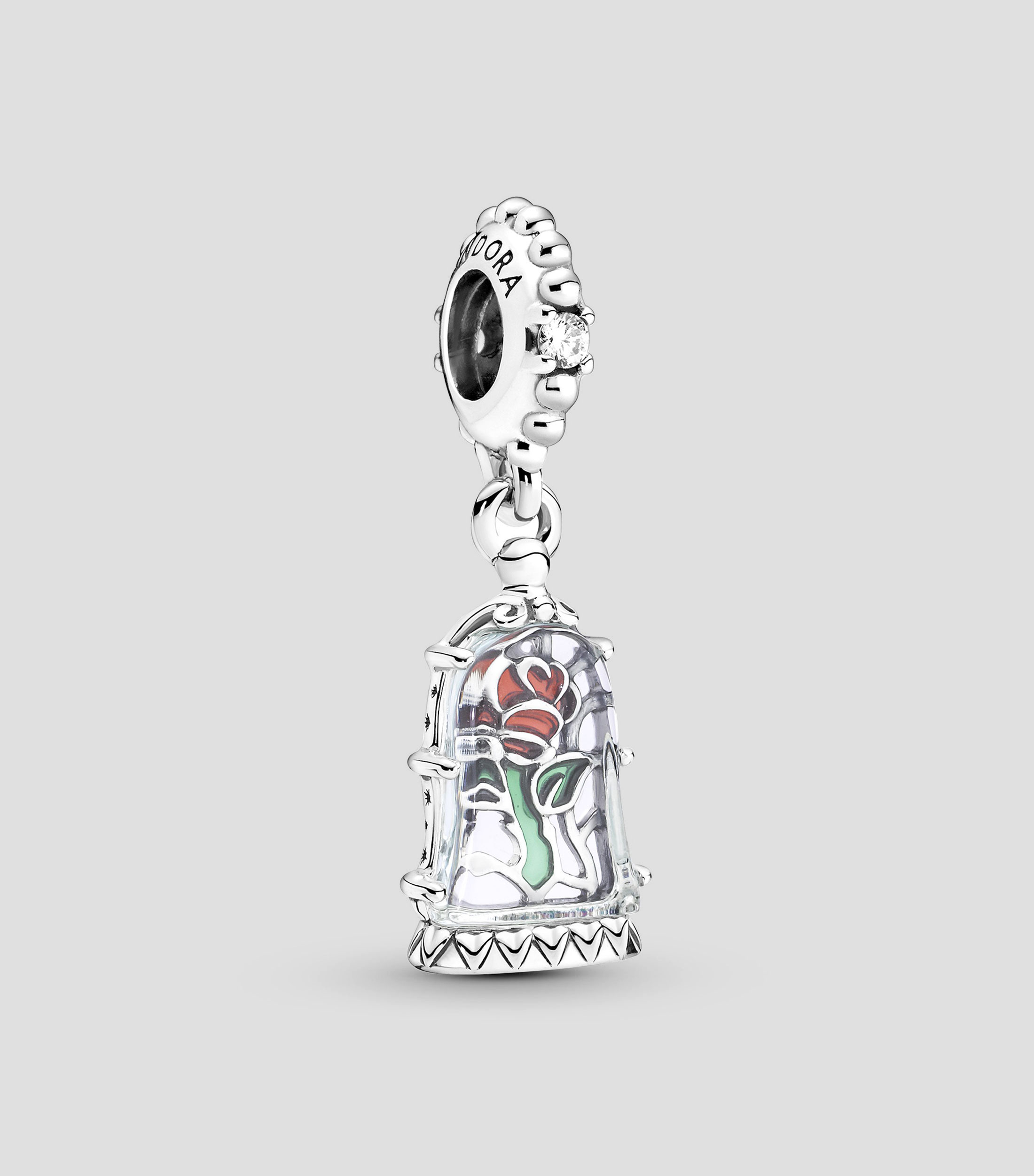 Charm La Bella y la Bestia de Disney en Plata .925 Mujer