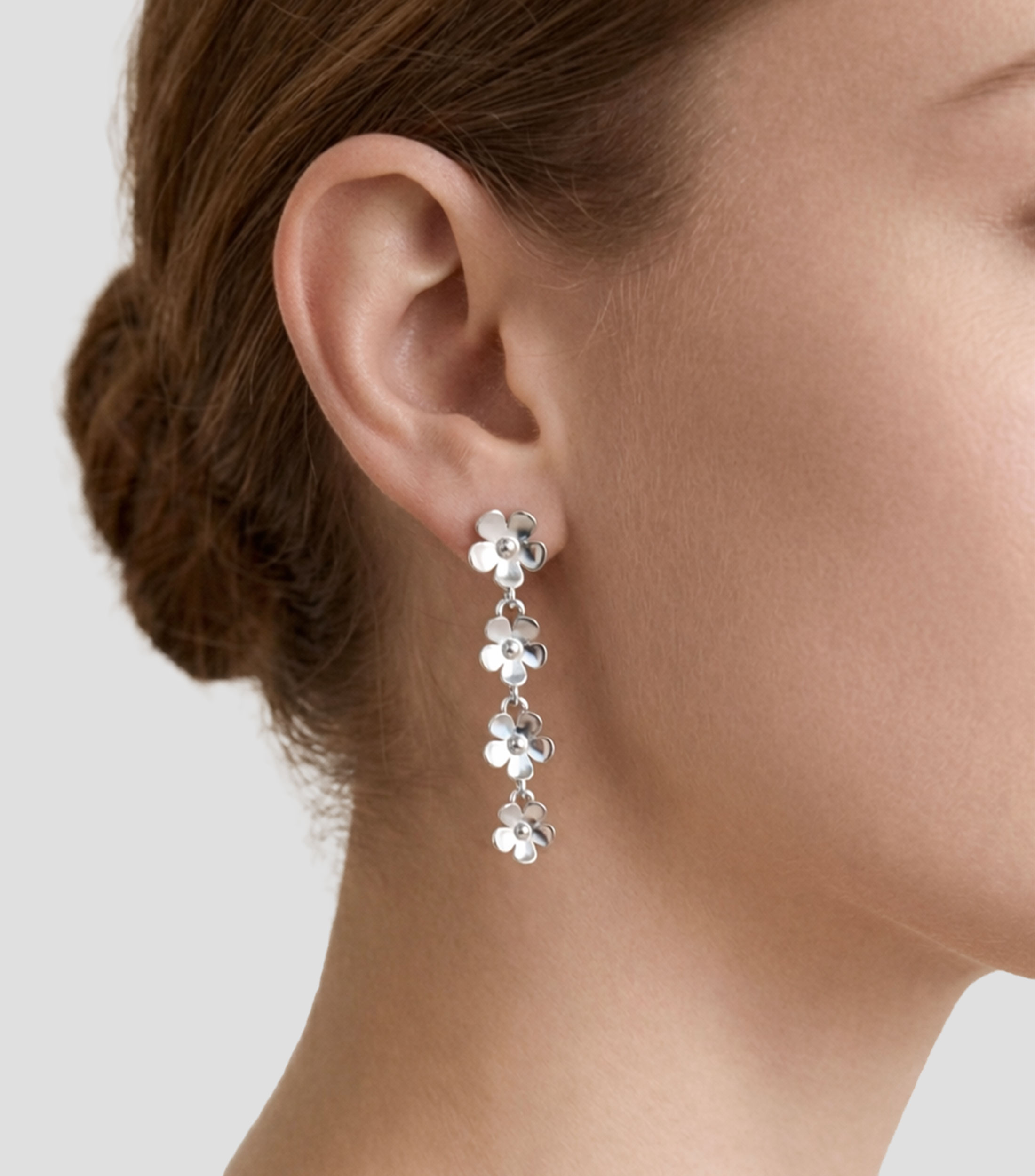 Aretes en Plata .925 Linda Mujer