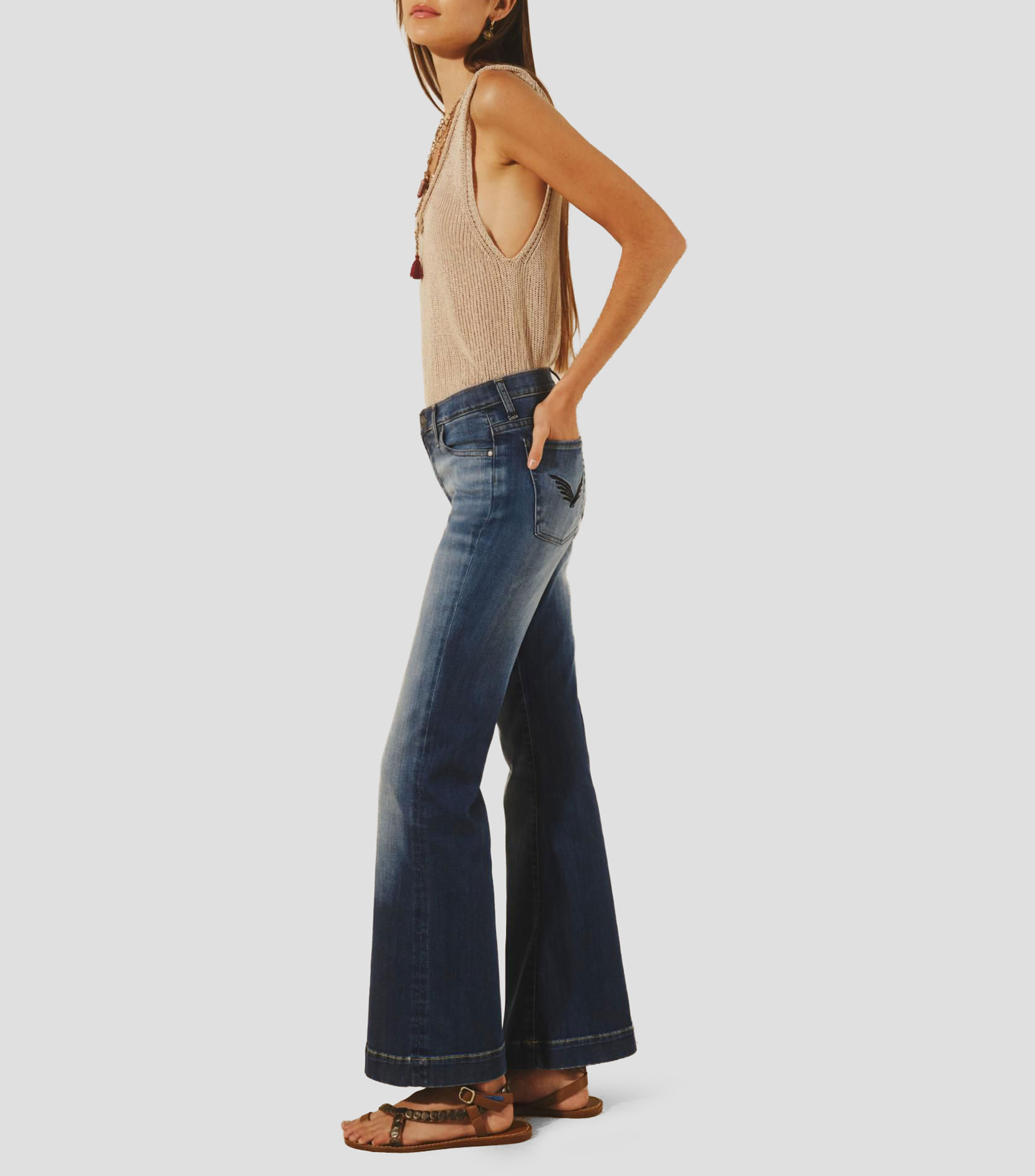 Jeans Flared Mujer