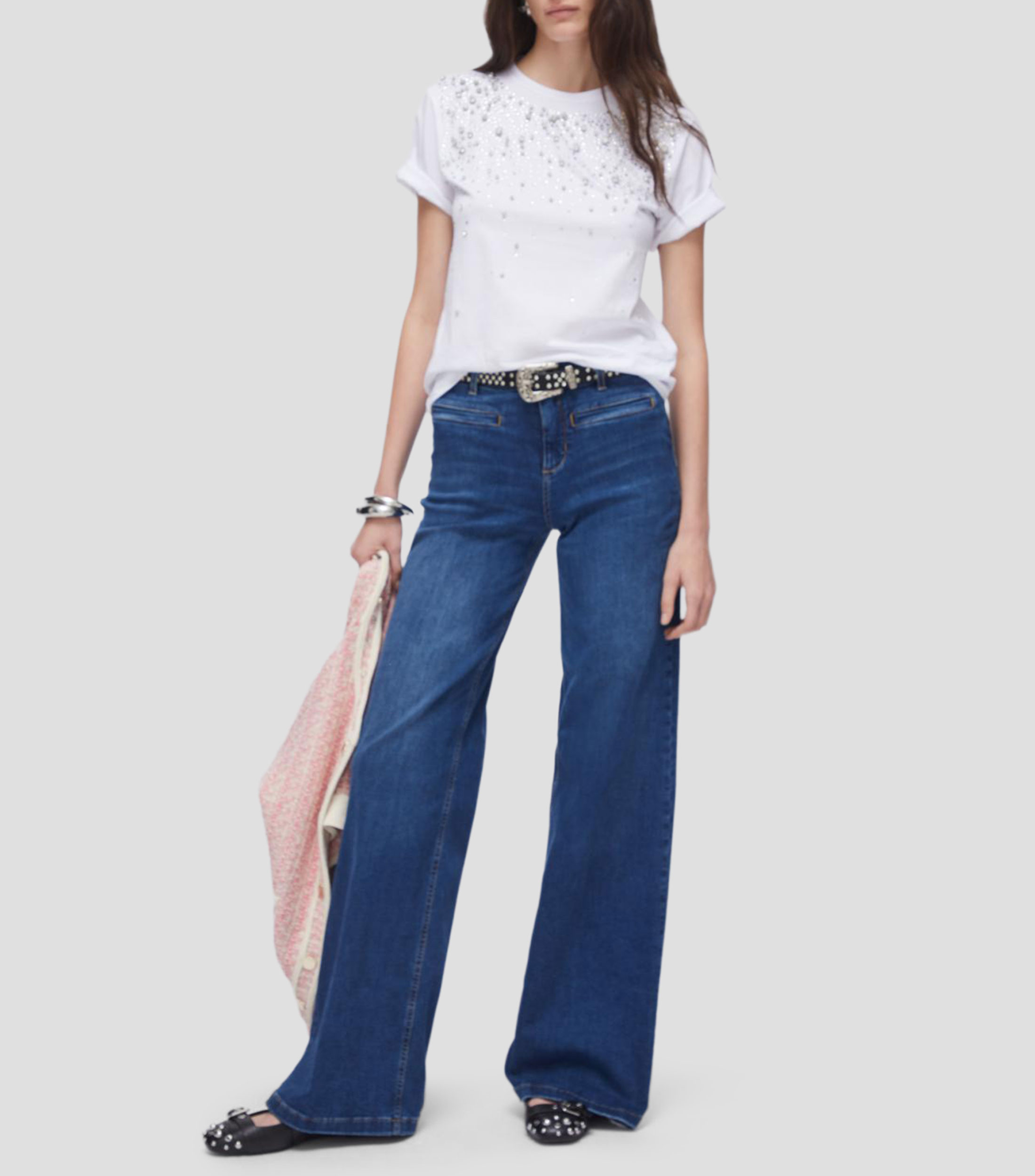 Playera cuello redondo manga corta fantasía Mujer