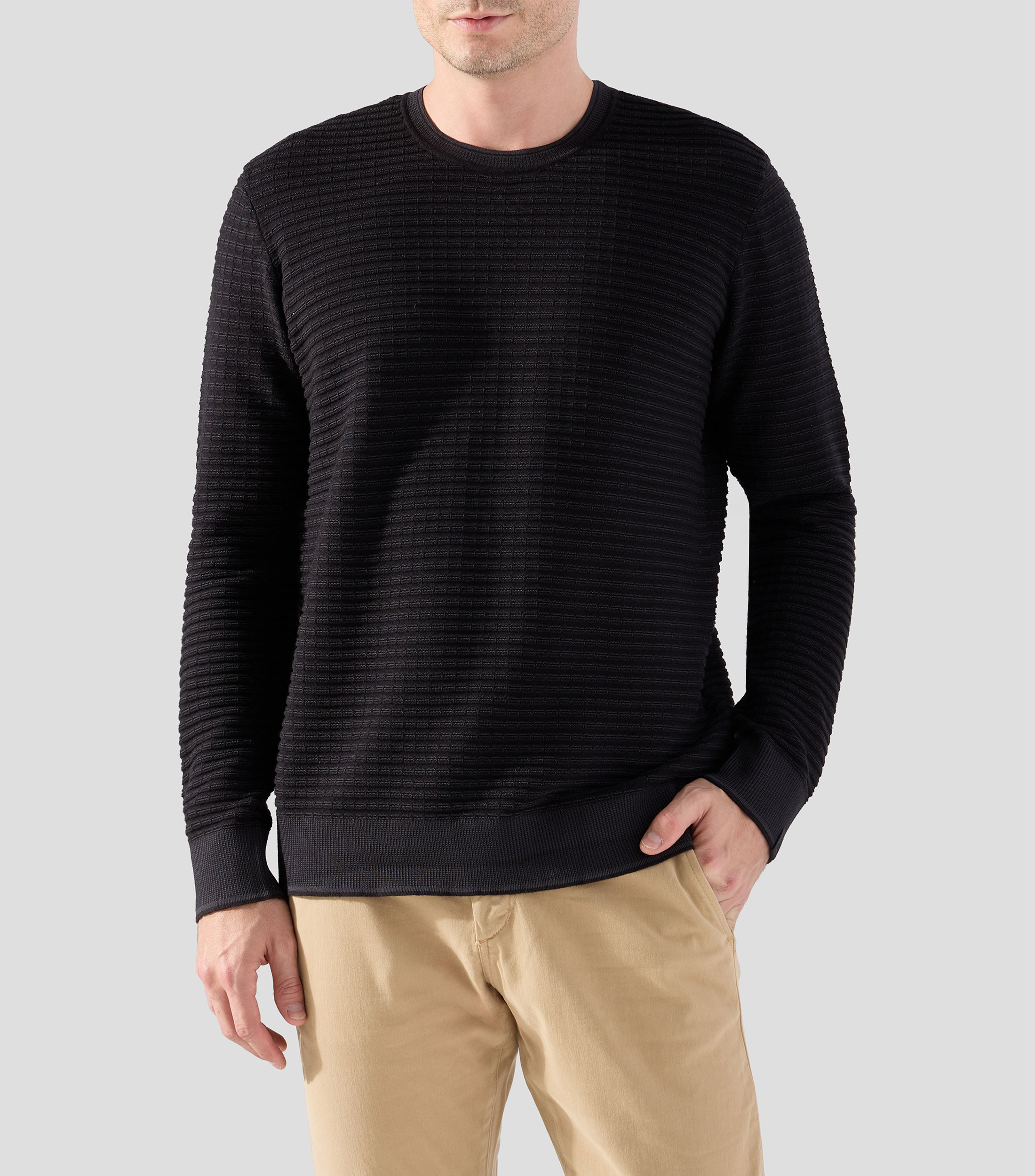 Suéter de cuello redondo Hombre