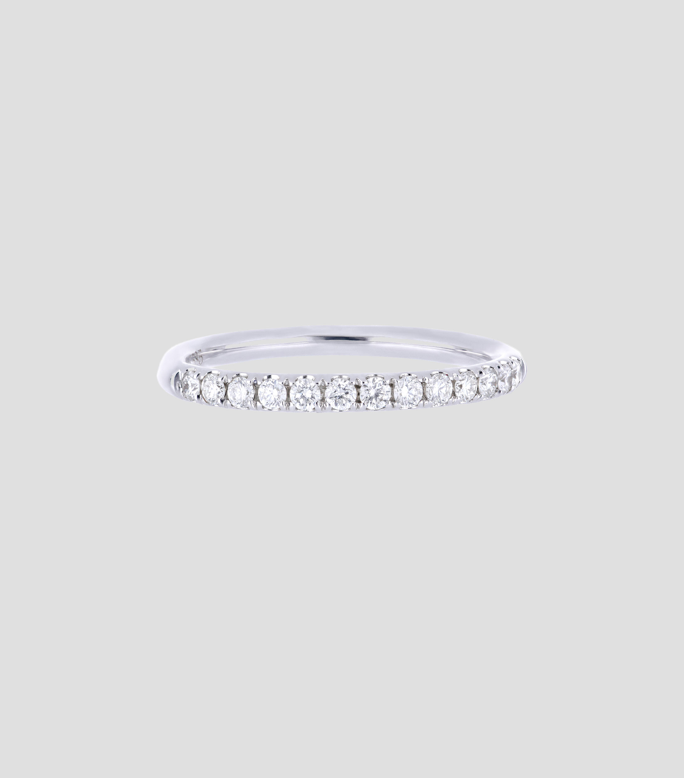 Anillo en oro blanco 14 Kts Mujer