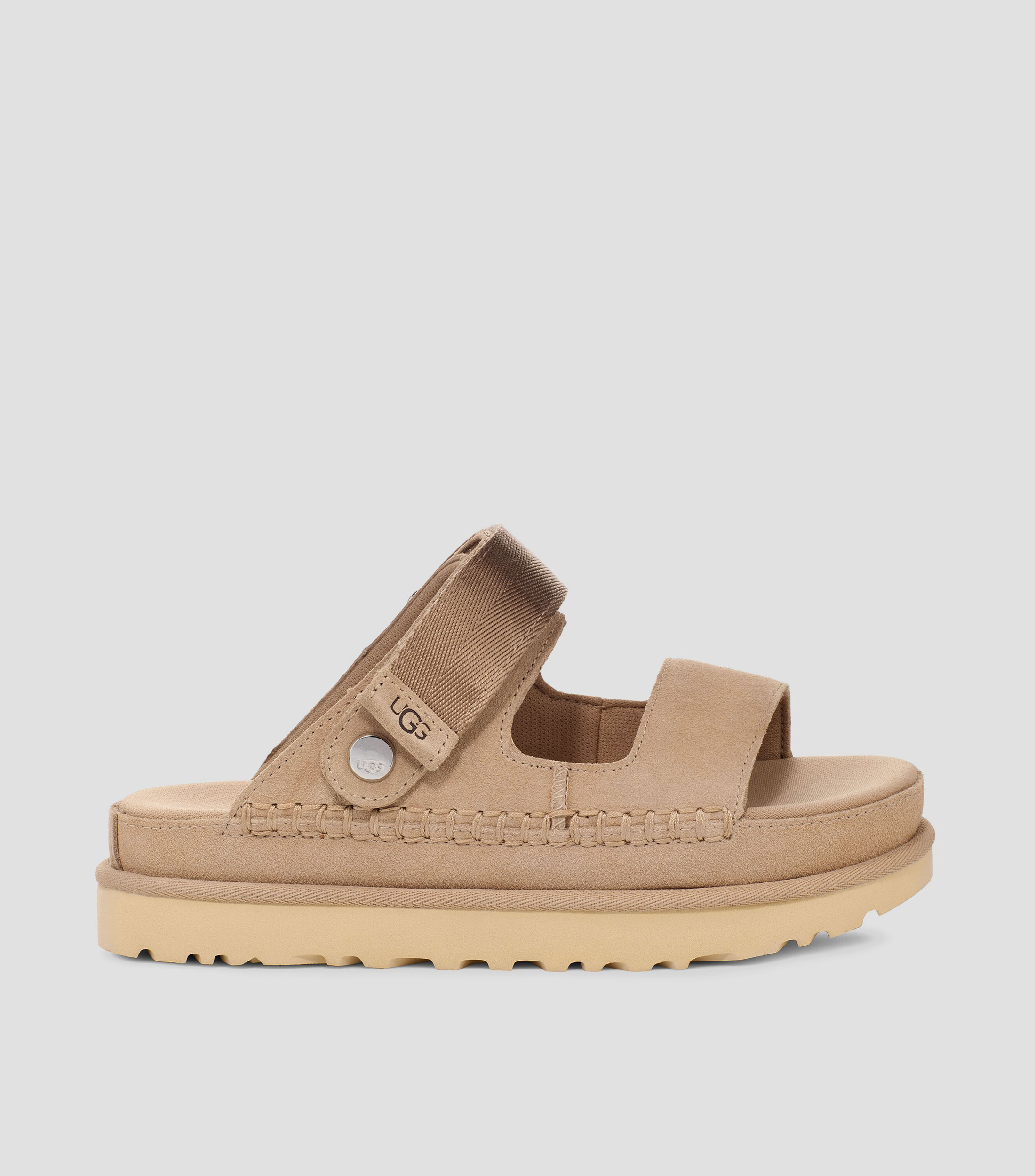 Sandalias Planas en cuero Mujer