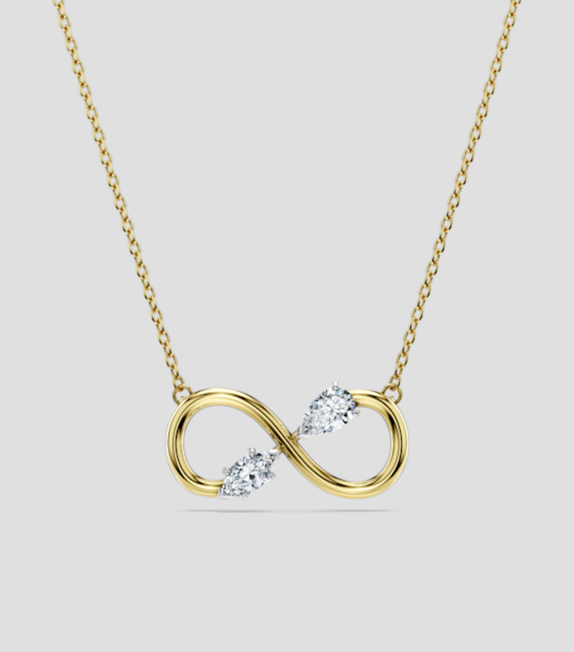 Collar en oro amarillo 18 Kilates Eternity Mujer