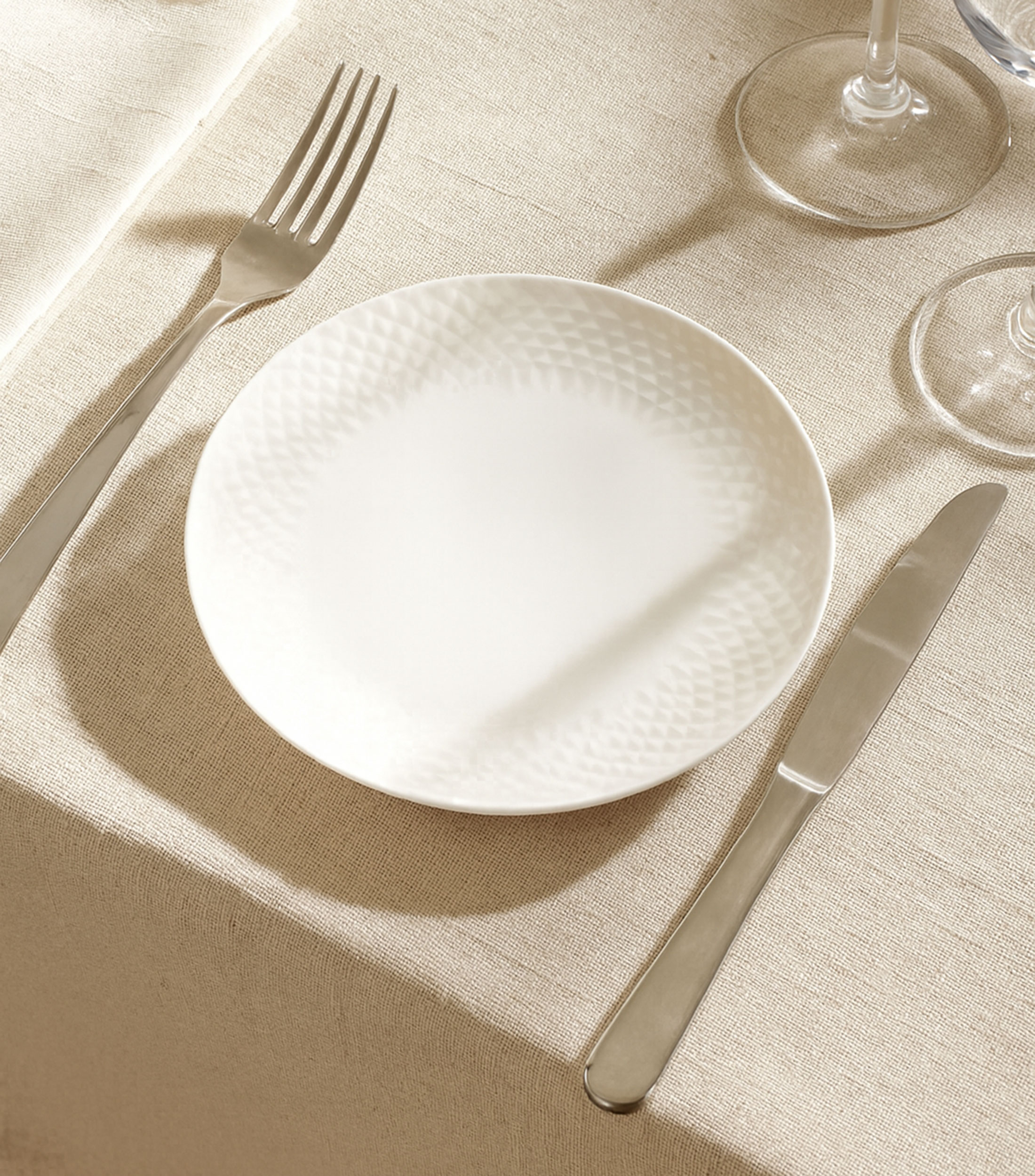 Plato para Pan Bicos Maya Blanco