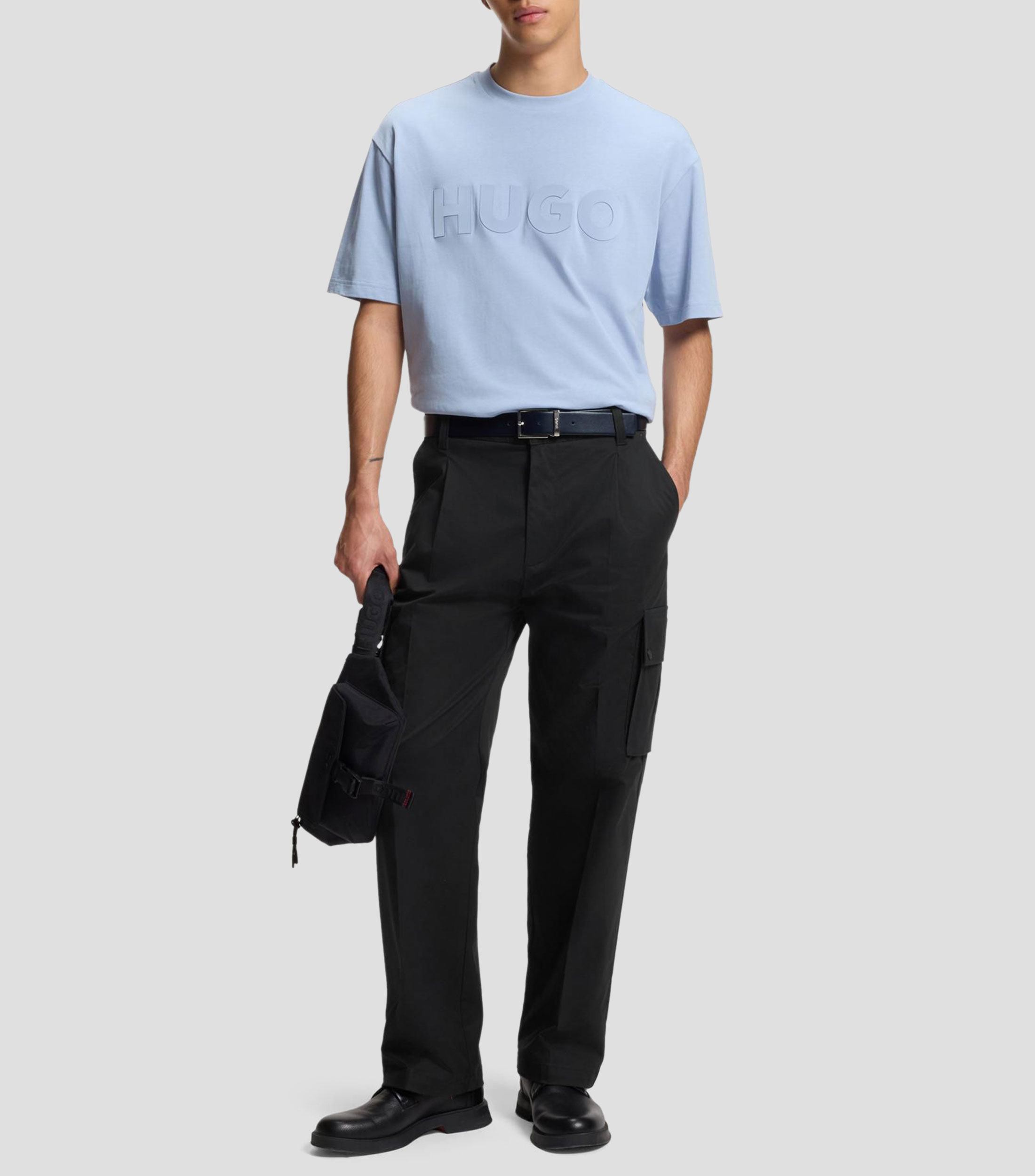 Pantalón estilo cargo relaxed Hombre