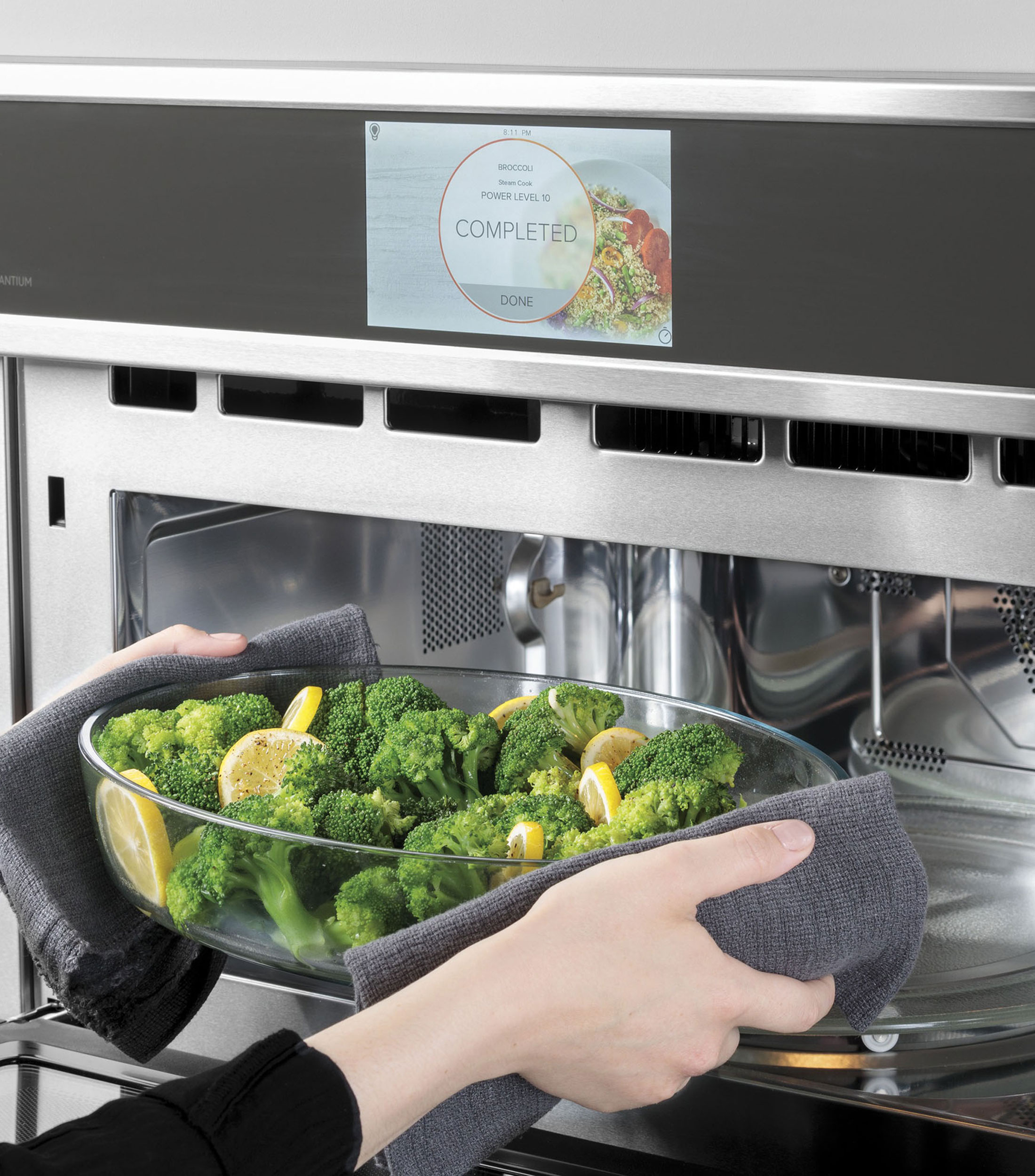 Horno Empotrable Conexión Eléctrica Advantium 30" en Acero Inoxidable