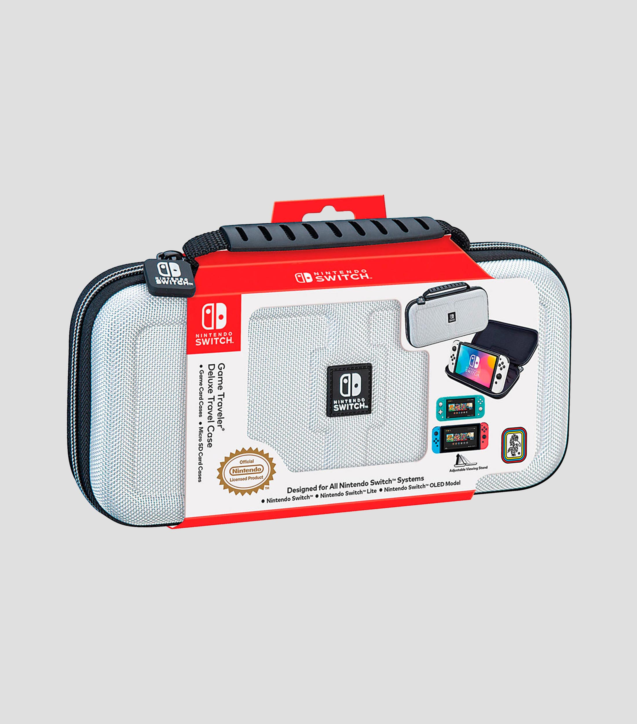 Estuche para Nintendo Switch Traveler Deluxe Travel Case blanco