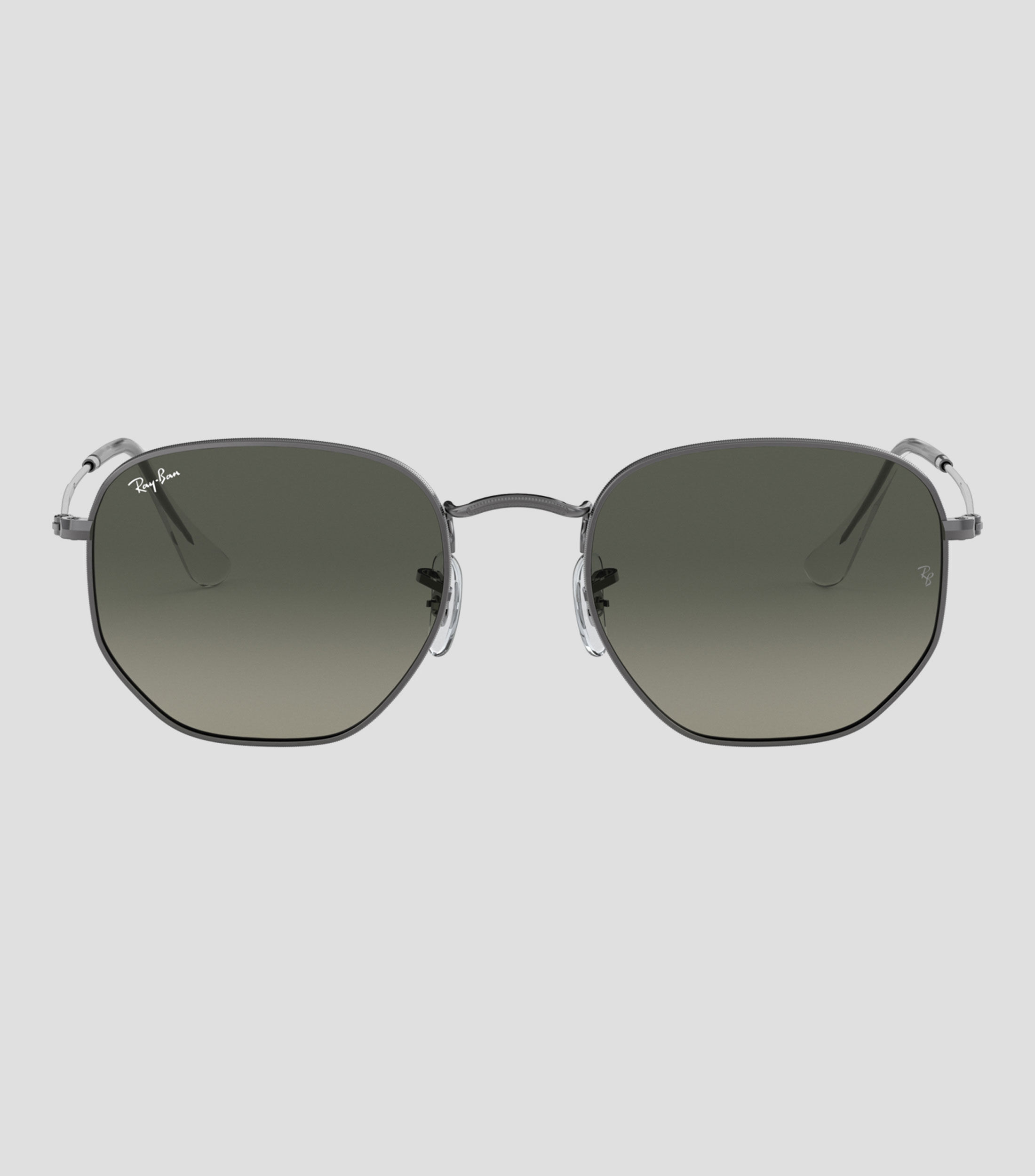 Lentes de sol hexagonales grises Unisex