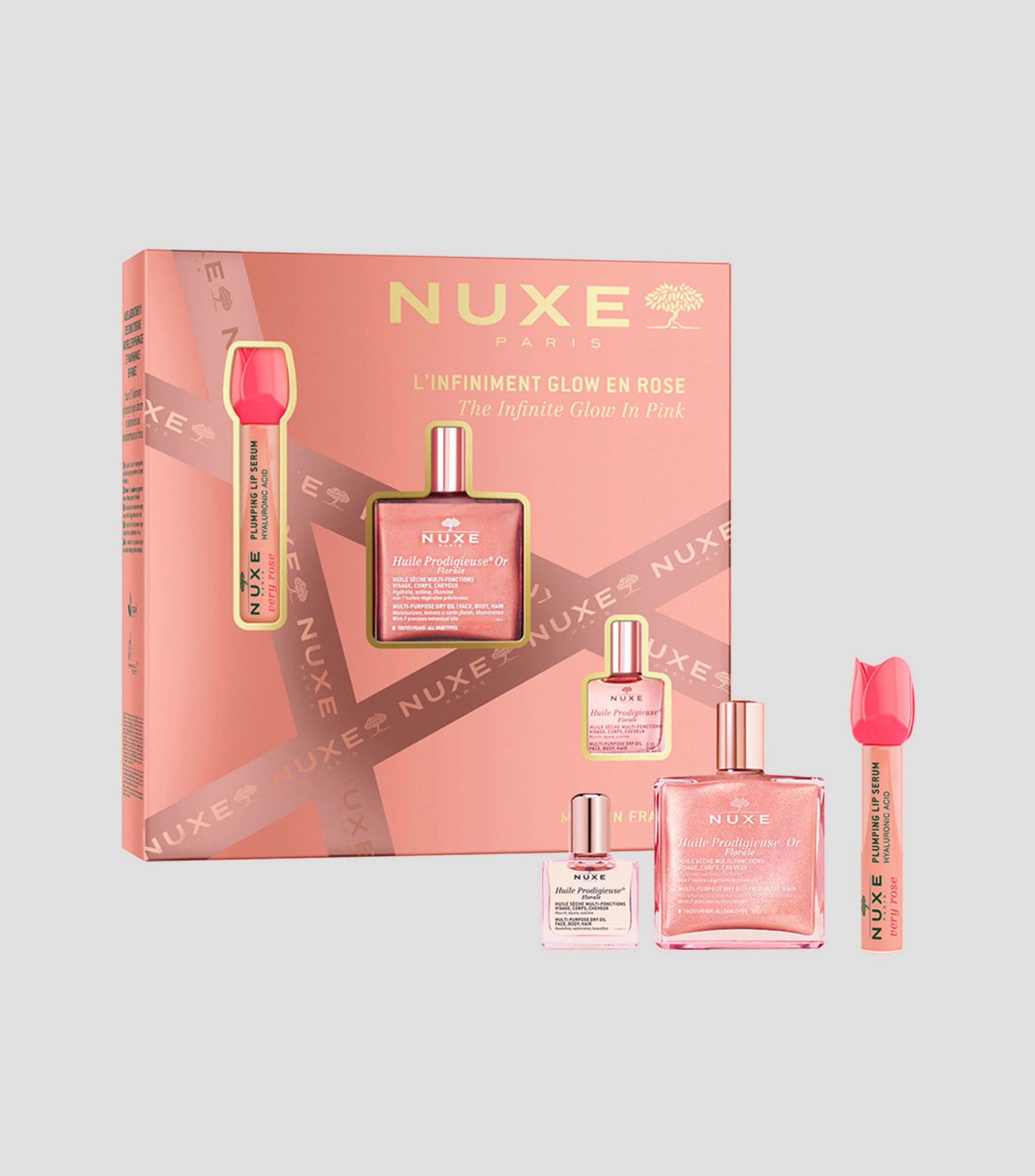 Set iluminación y nutrición the infinite glow in pink Unisex